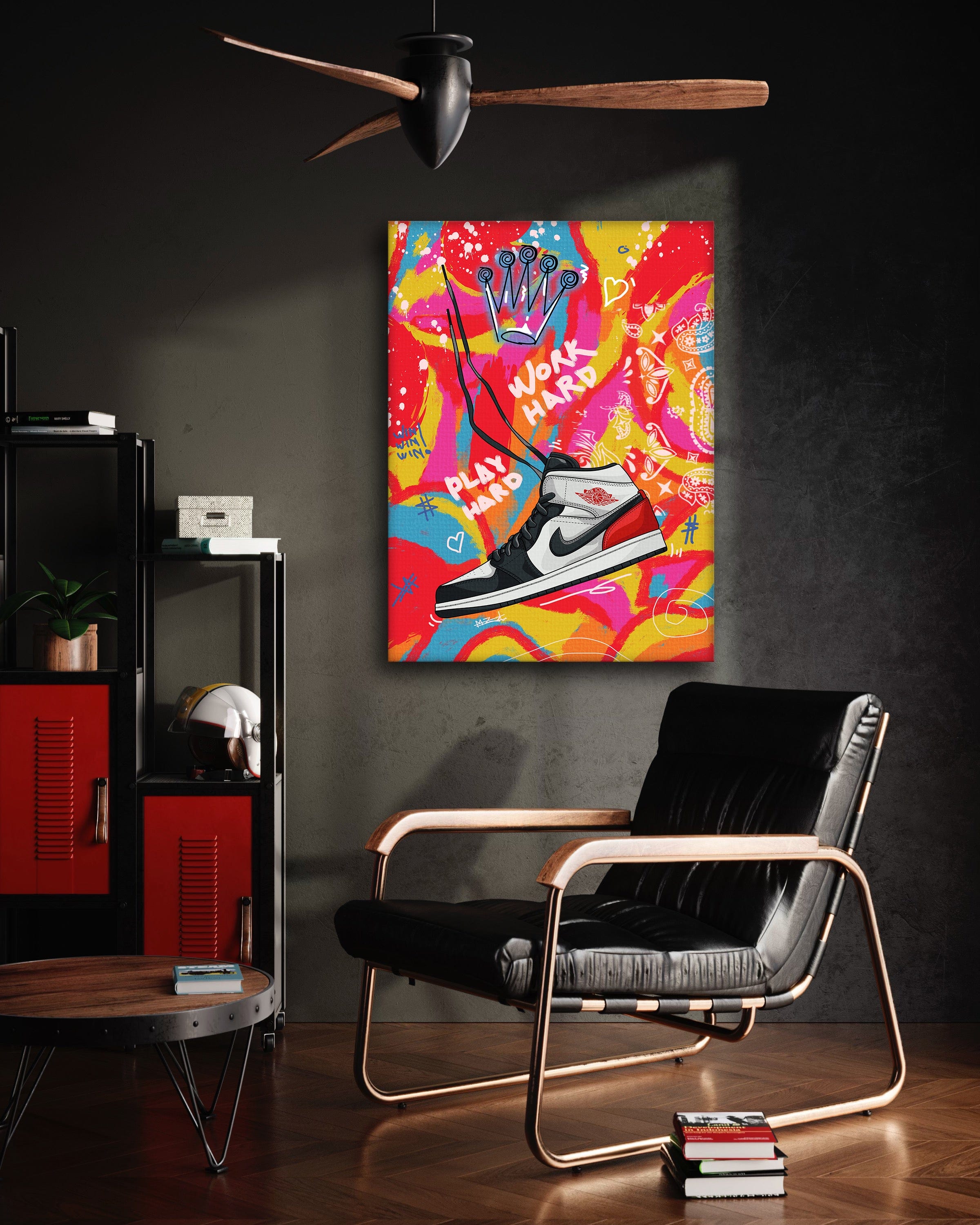 Jordans MJ - Leinwandbild Pop Art Mildwords Canvas