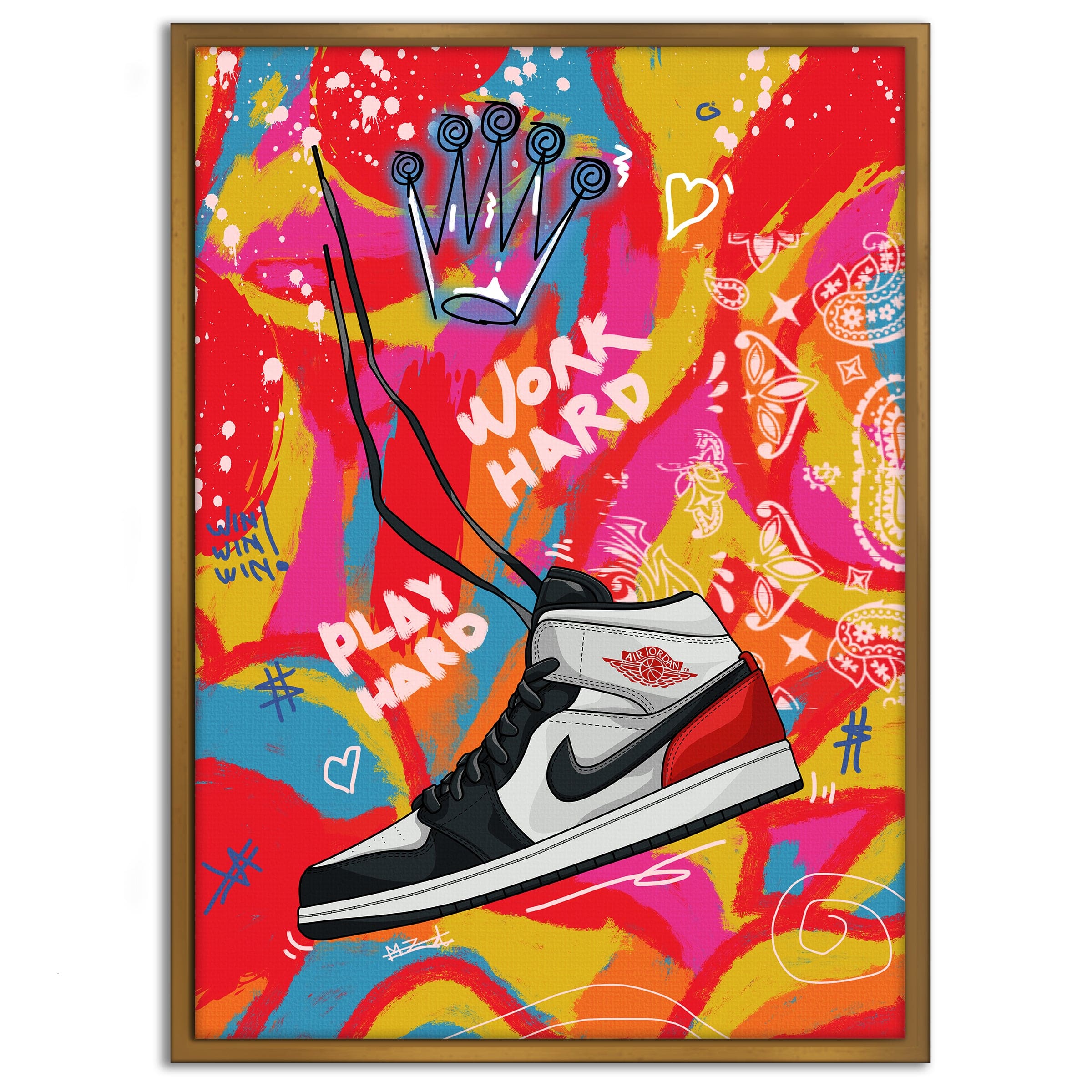 Jordans MJ - Leinwandbild Pop Art Mildwords Canvas