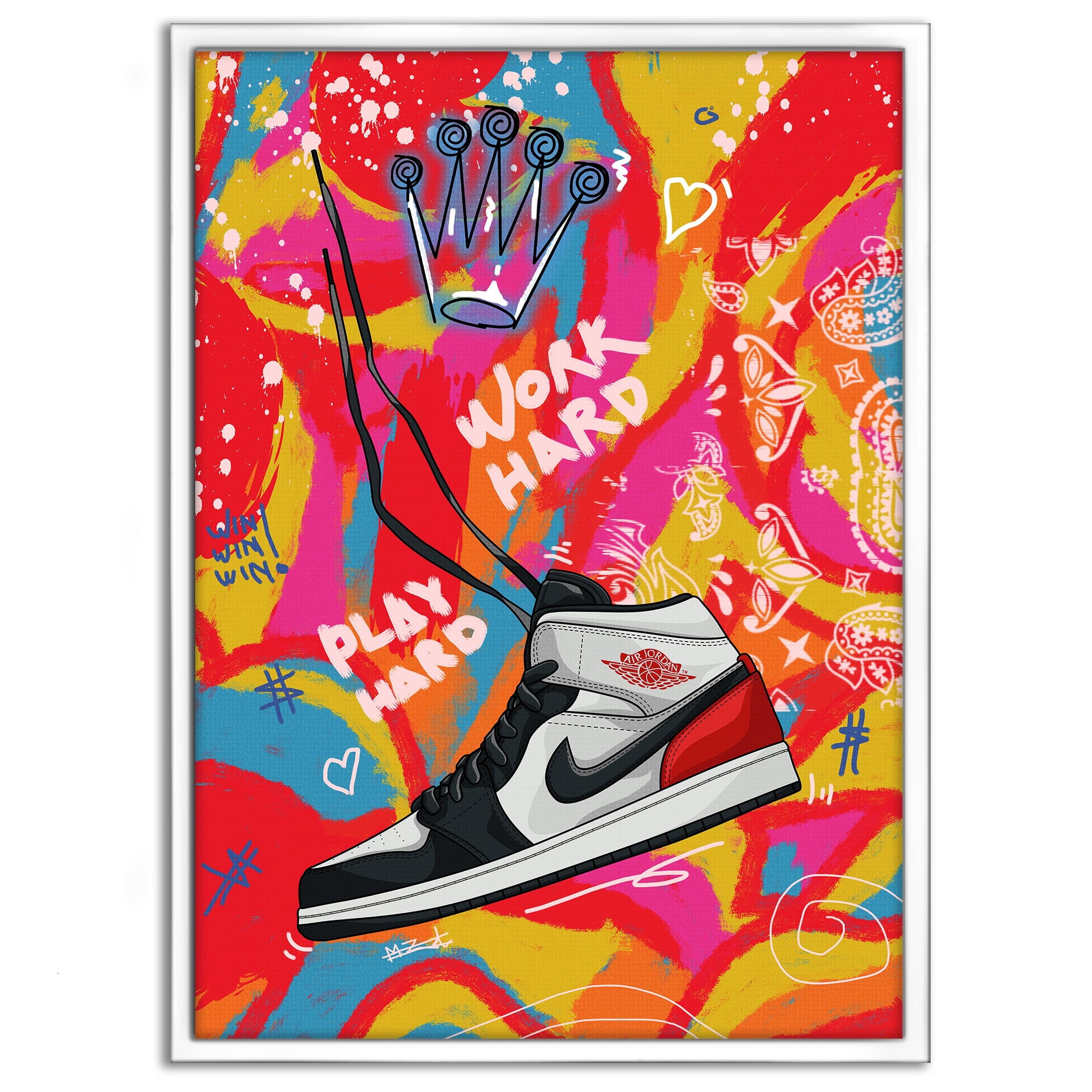 Jordans MJ - Leinwandbild Pop Art Mildwords Canvas