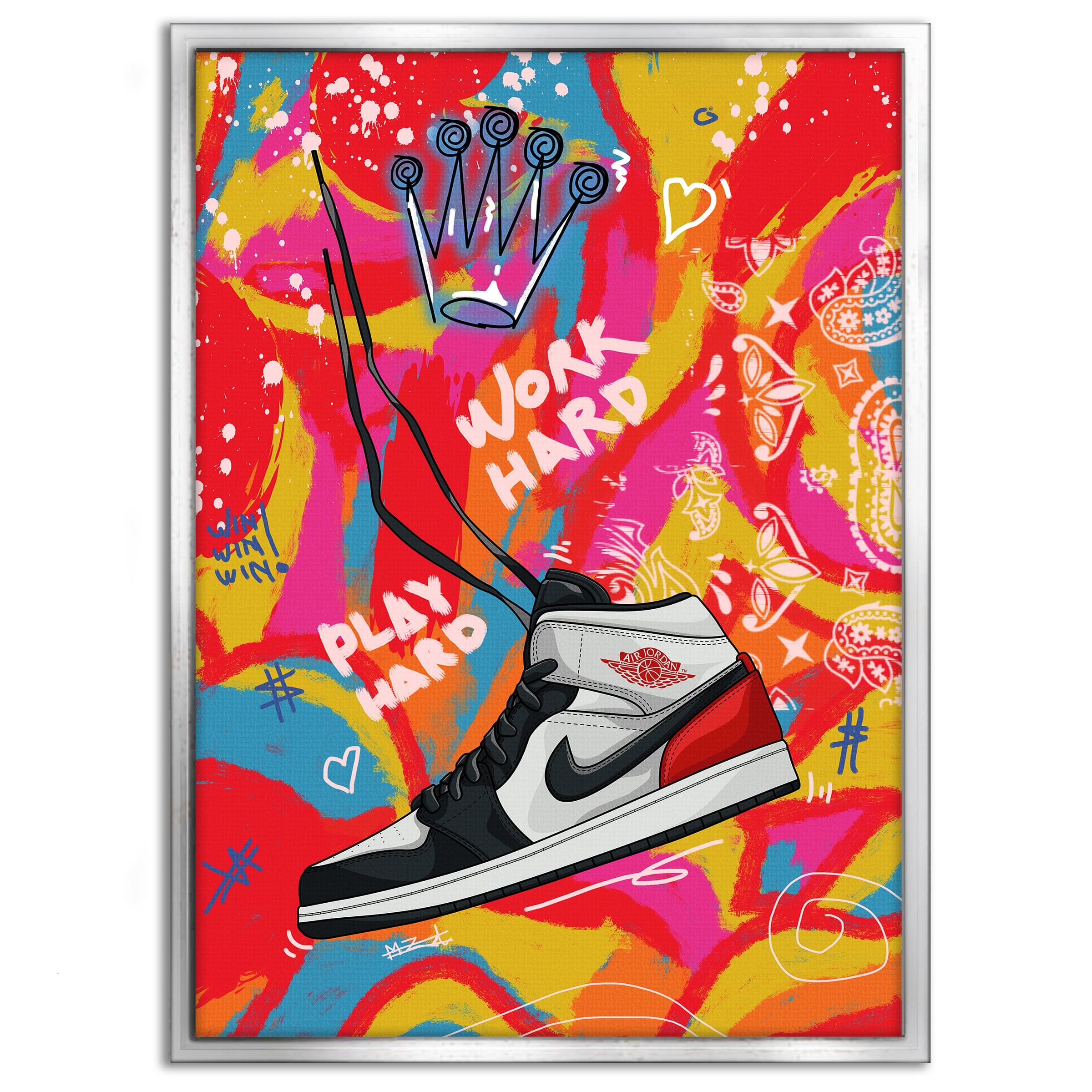 Jordans MJ - Leinwandbild Pop Art Mildwords Canvas