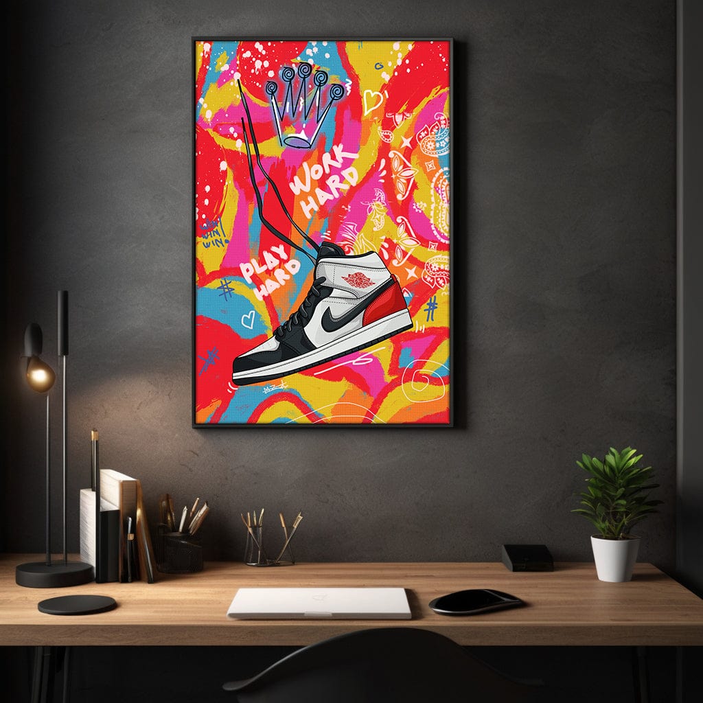 Jordans MJ - Leinwandbild Pop Art Mildwords Canvas