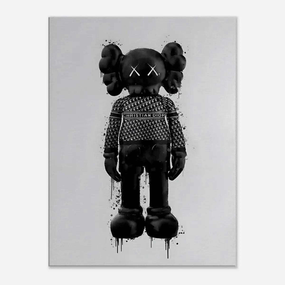 KAWS DI0R - Leinwandbild Luxuriös - - 120x160 cm 150x200 cm 20x30 cm 40x60 cm 60x90 cm 80x120 cm canvas canvas art collectible DIOR dripping effect Foto auf Leinwand grayscale Home Decor KAWS kaws leinwand kaws wandbild leinwandbilder leinwandbilder luxuriös leinwandbilder motivation leinwanddeko limited edition luxury luxury canvas luxury wall art mindset canvas modern art monochromatic street art-inspired wall art wandbilder