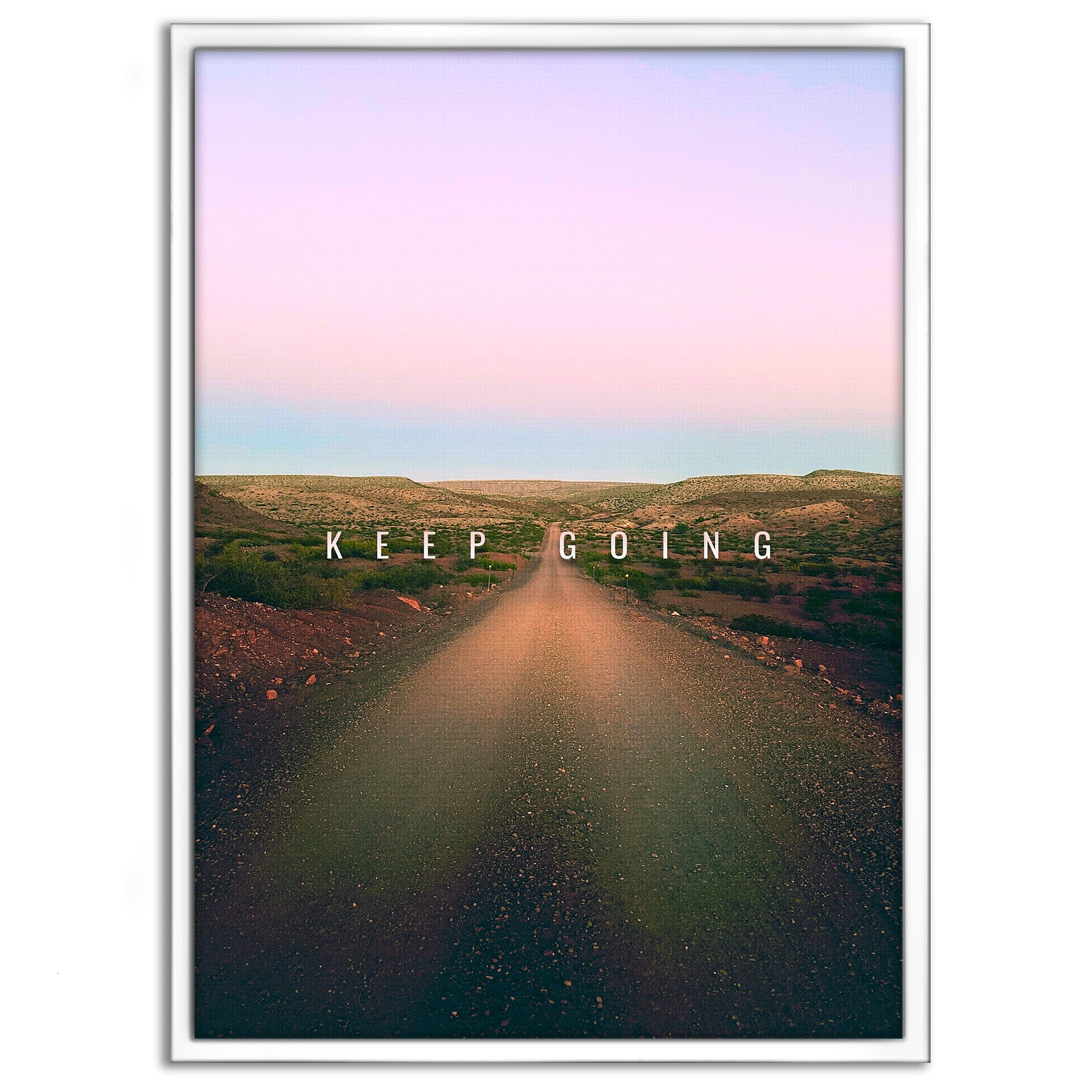 Keep Going - Leinwandbild Motivation SimpleCanvas Canvas