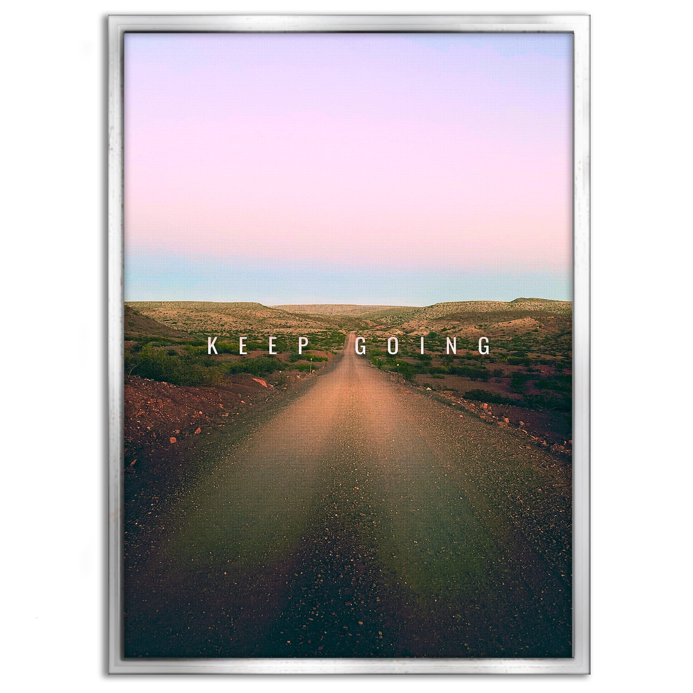 Keep Going - Leinwandbild Motivation SimpleCanvas Canvas