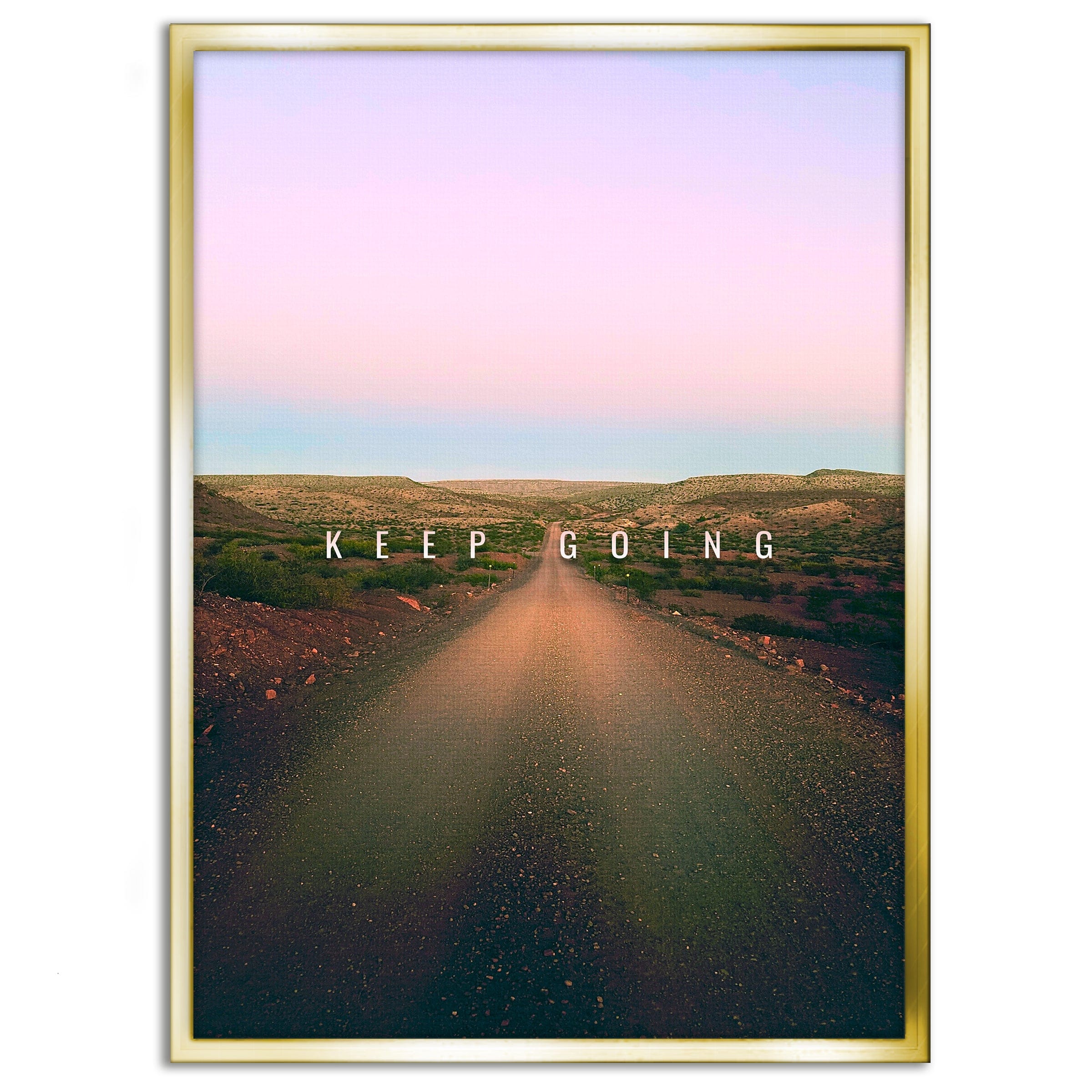 Keep Going - Leinwandbild Motivation SimpleCanvas Canvas