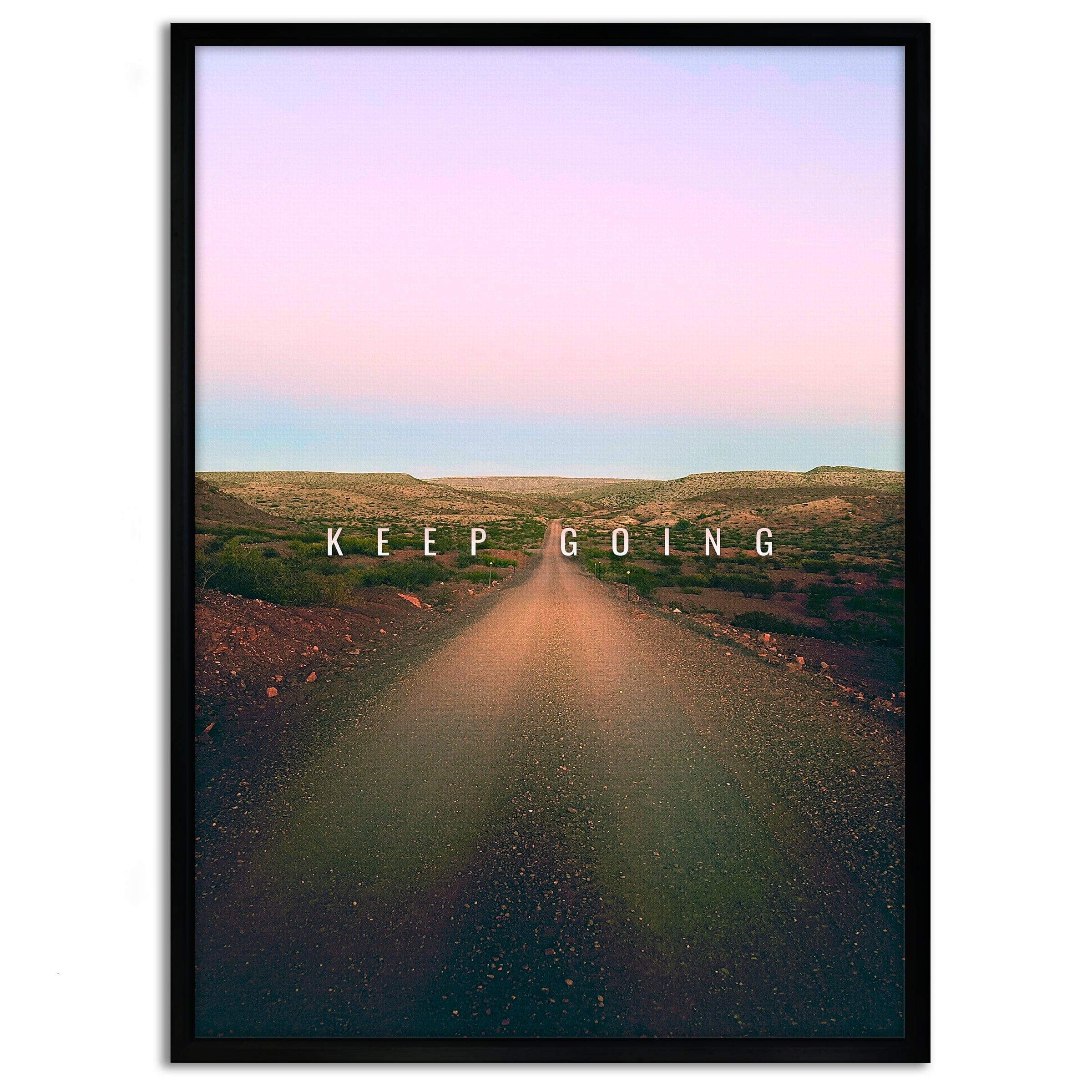 Keep Going - Leinwandbild Motivation SimpleCanvas Canvas