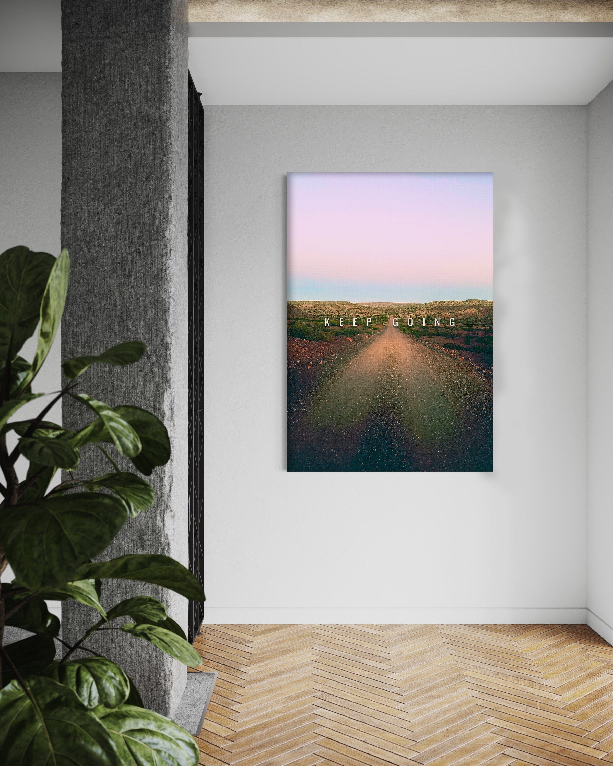 Keep Going - Leinwandbild Motivation SimpleCanvas Canvas