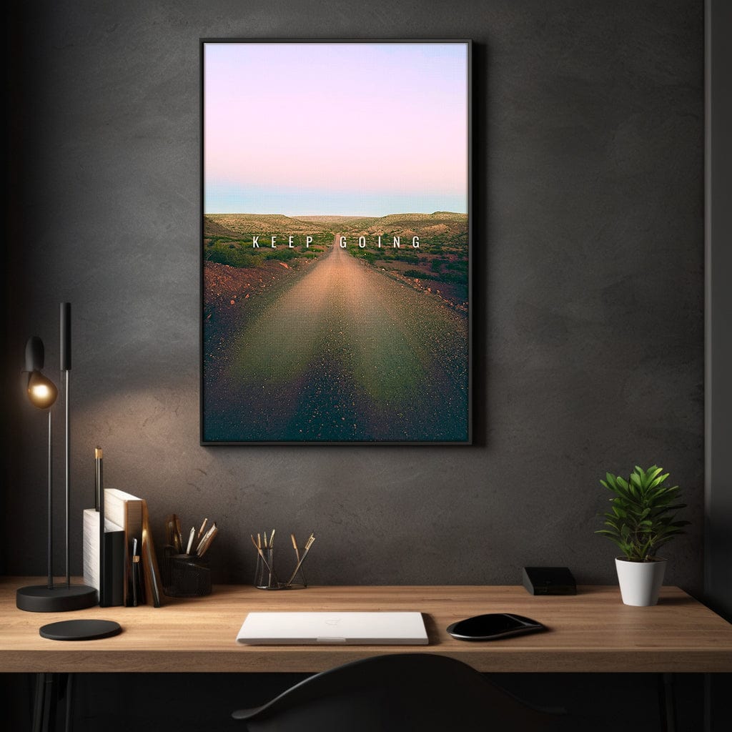 Keep Going - Leinwandbild Motivation SimpleCanvas Canvas
