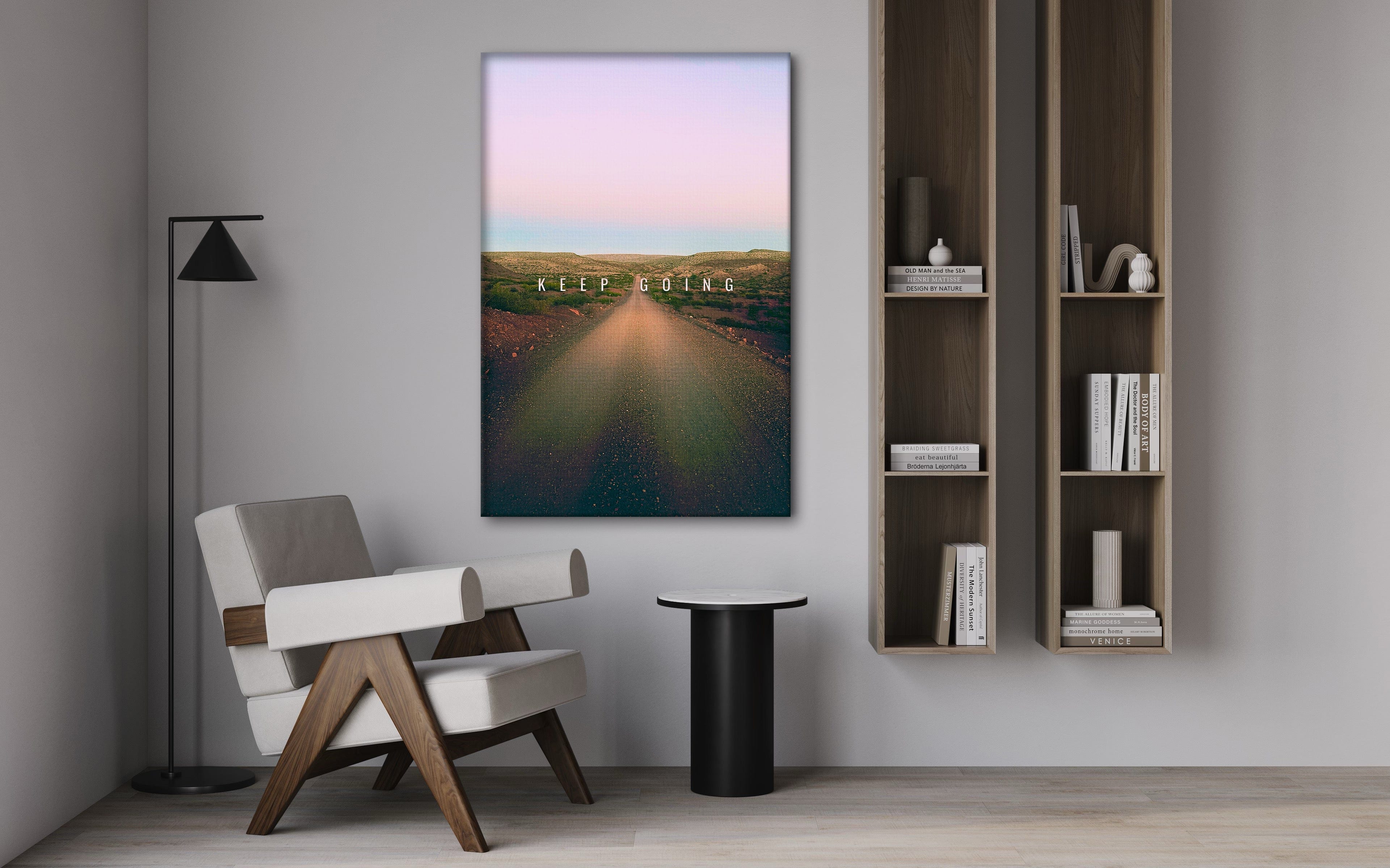 Keep Going - Leinwandbild Motivation SimpleCanvas Canvas