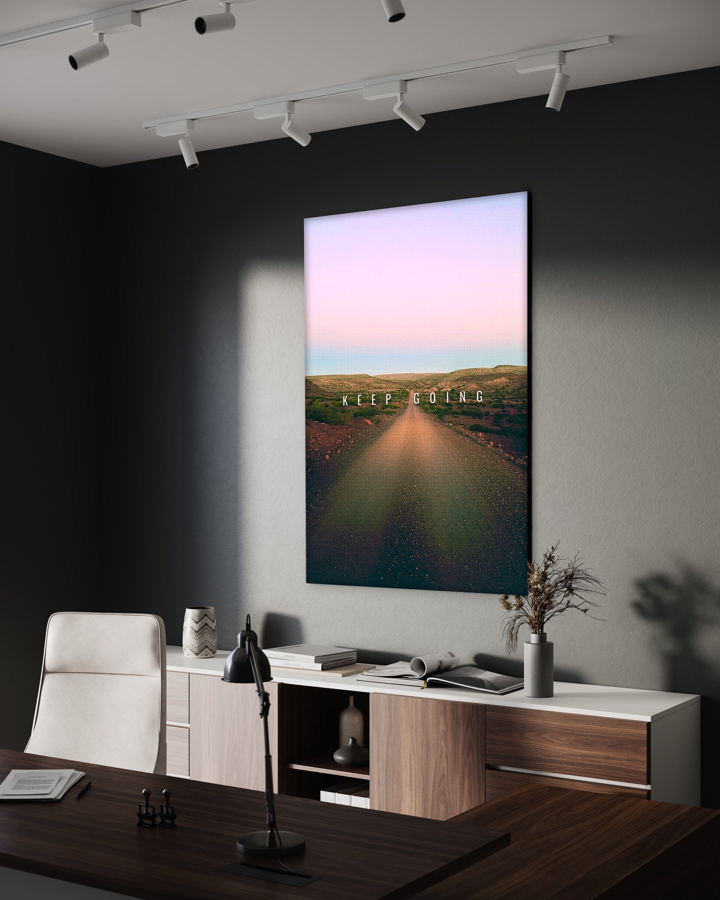 Keep Going - Leinwandbild Motivation SimpleCanvas Canvas