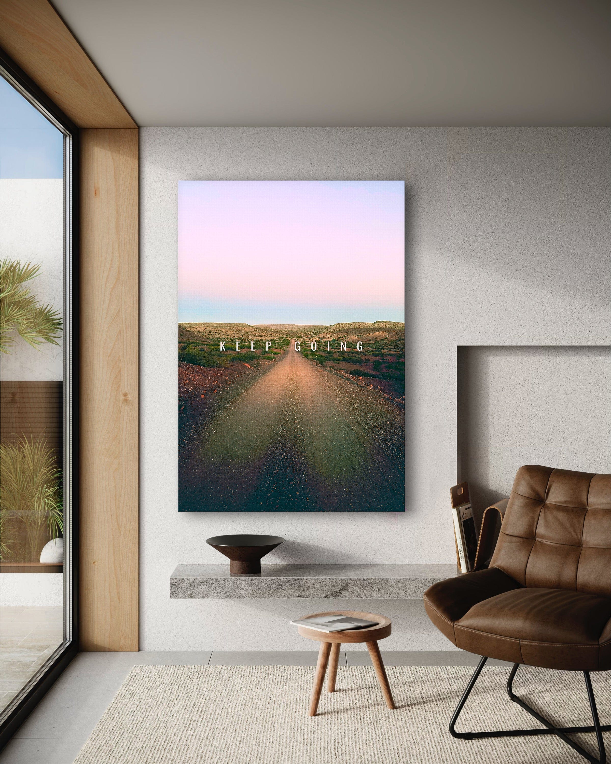 Keep Going - Leinwandbild Motivation SimpleCanvas Canvas