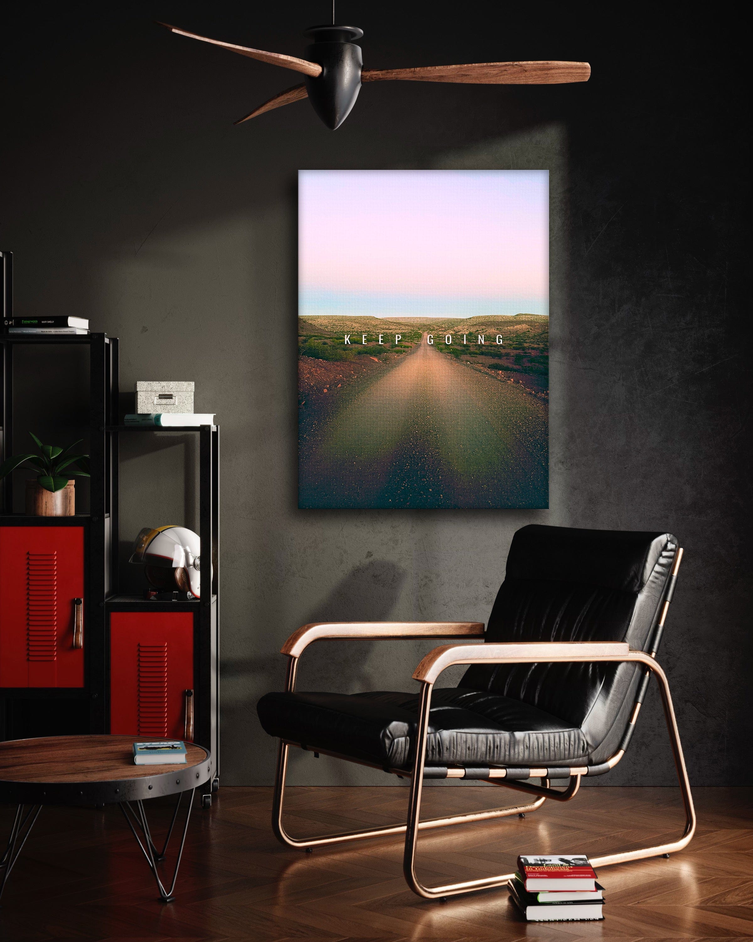 Keep Going - Leinwandbild Motivation SimpleCanvas Canvas