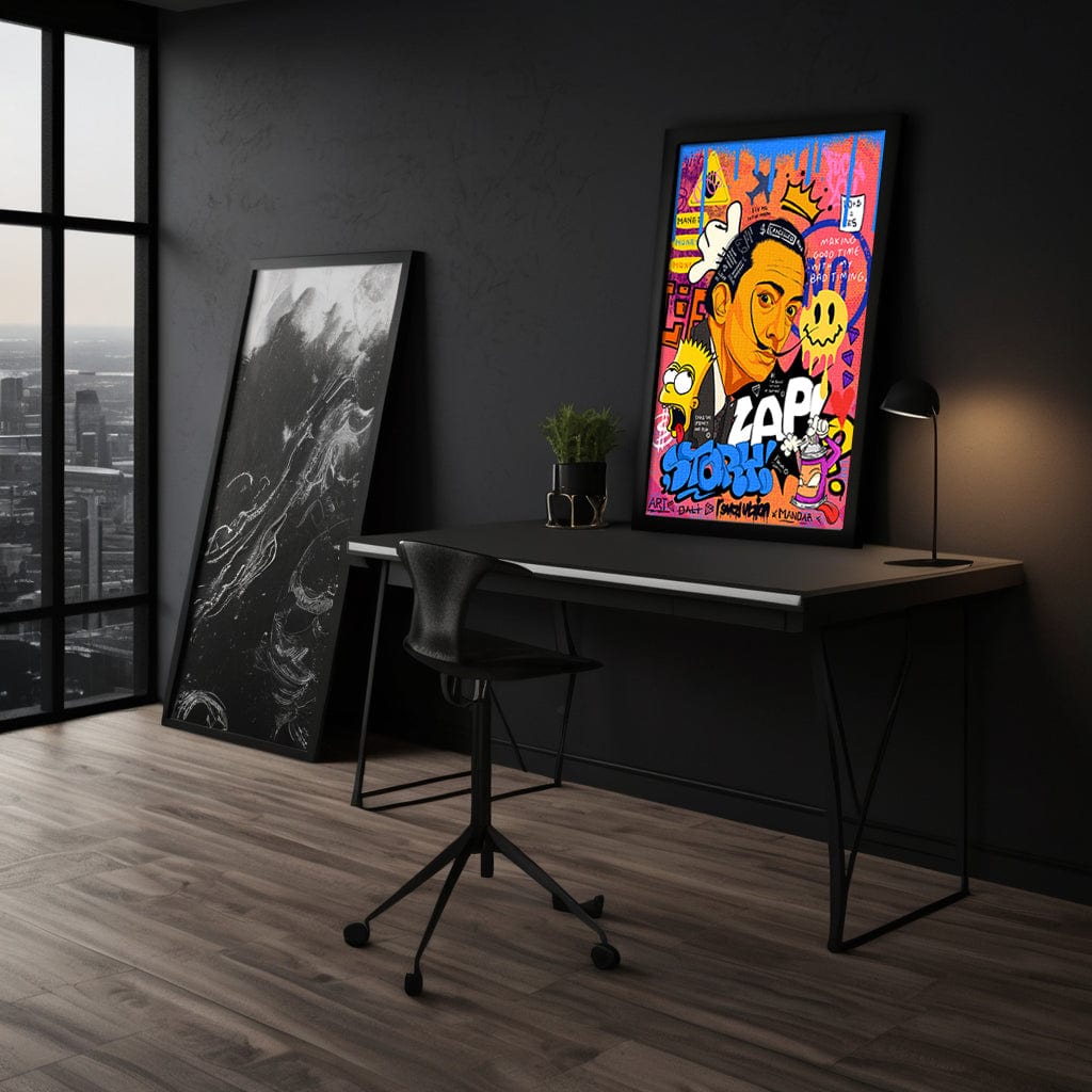 King Dali - Leinwandbild Pop Art Mildwords Canvas