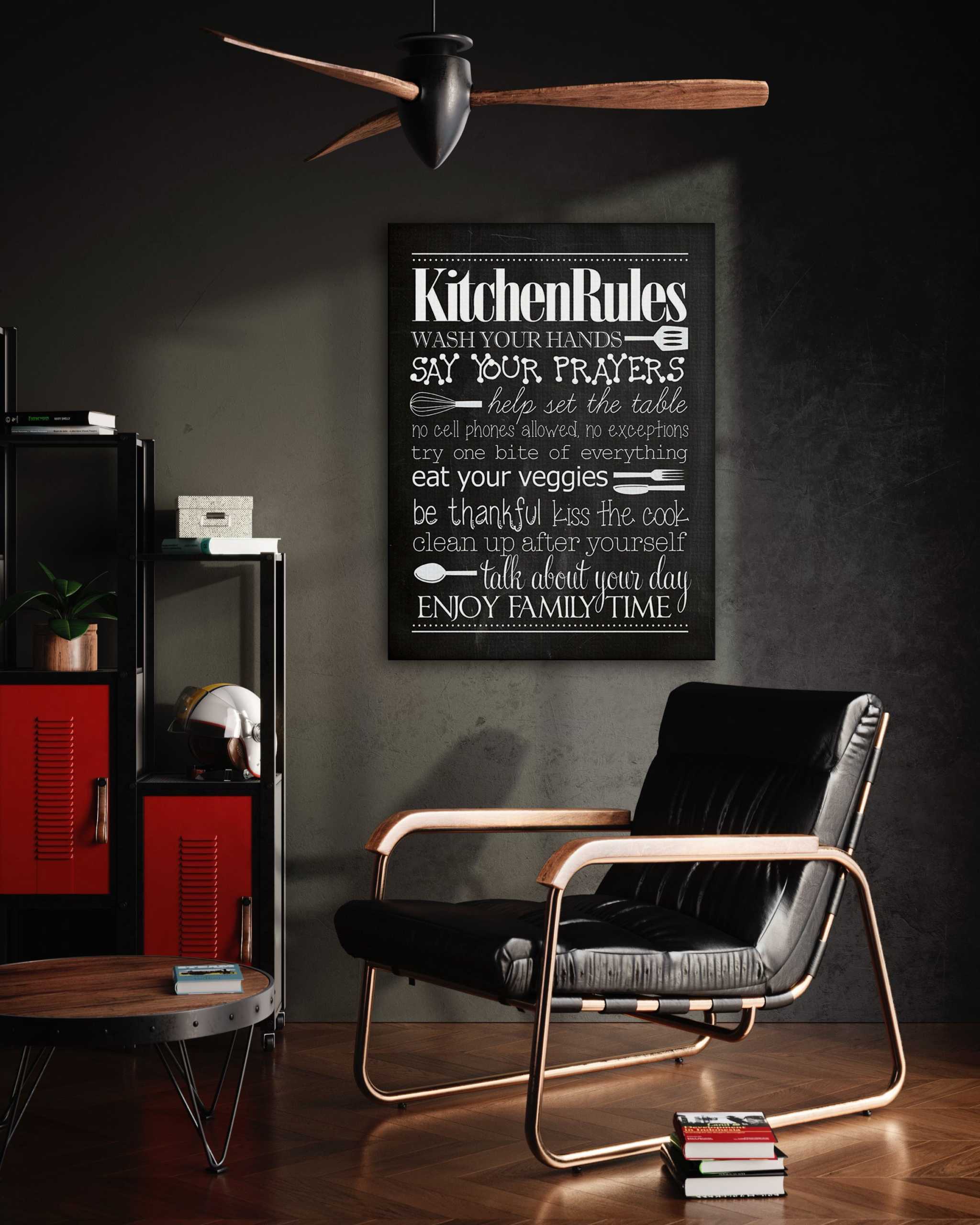 Kitchen Rules - Leinwandbild Lifestyle SimpleCanvas Canvas