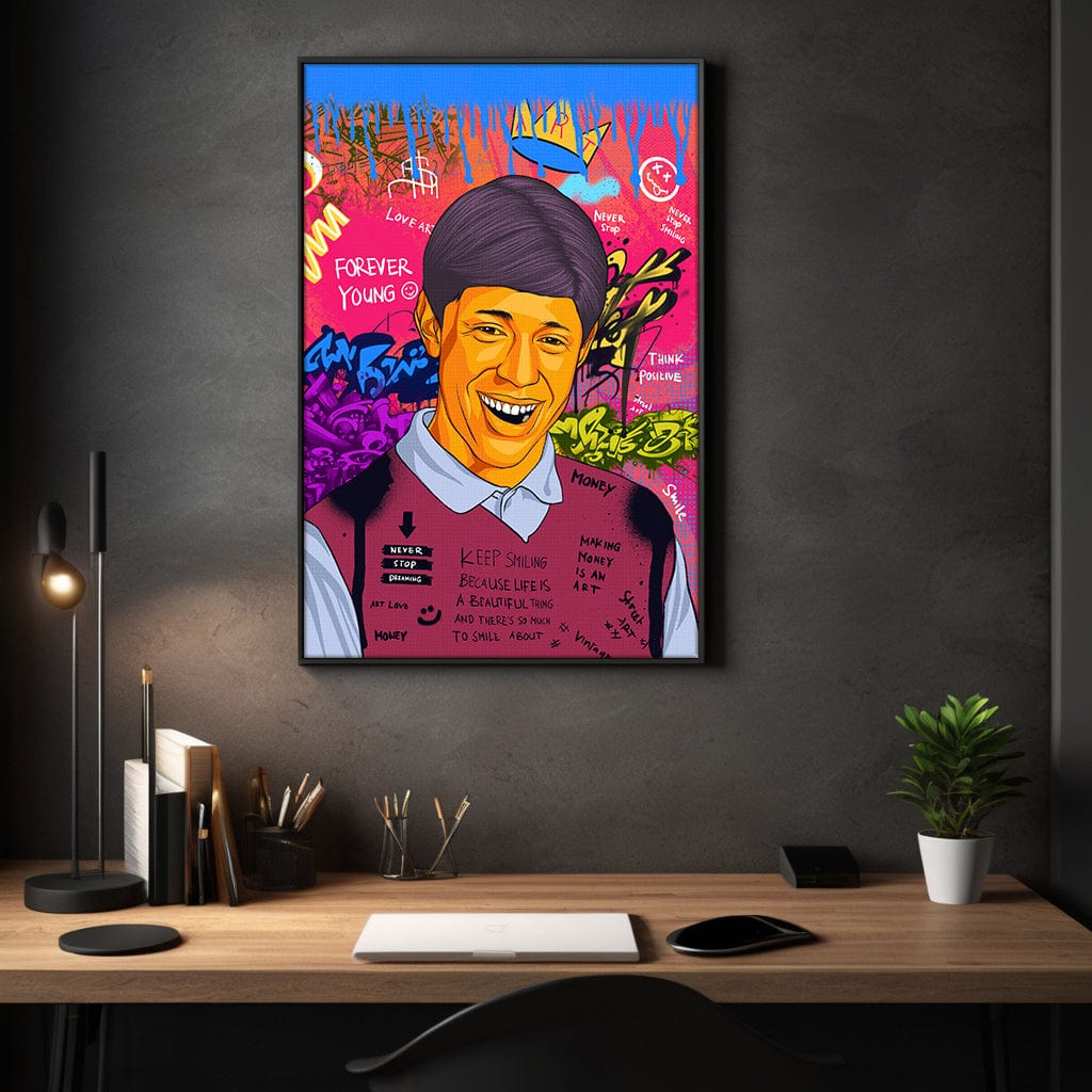 Kyle Craven - Leinwandbild Pop Art Mildwords Canvas