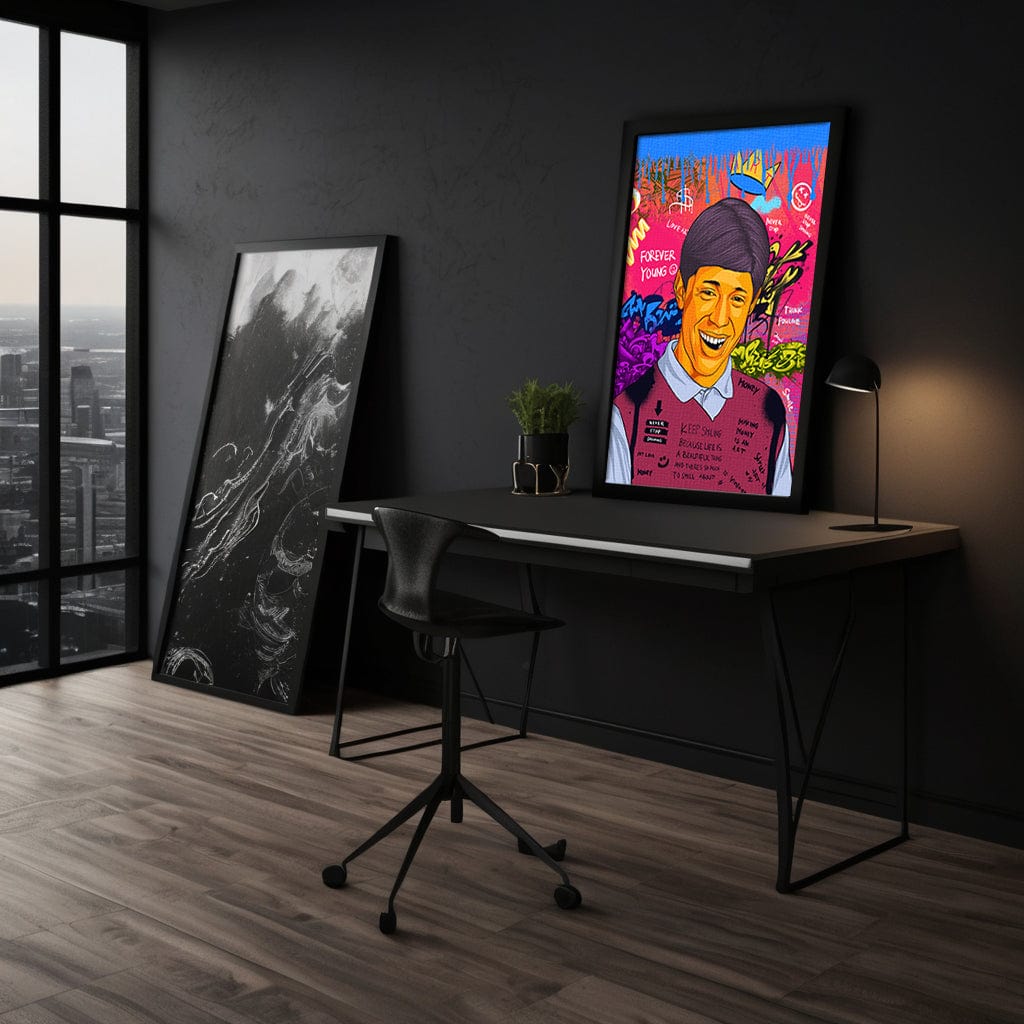 Kyle Craven - Leinwandbild Pop Art Mildwords Canvas