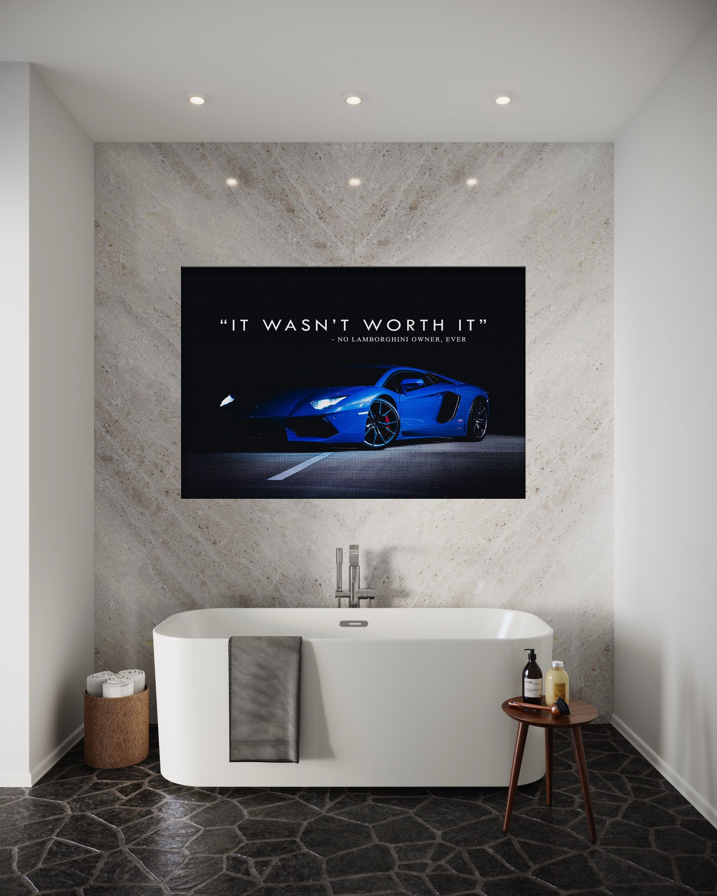 Lamborghini Owner - Leinwandbild Motivation SimpleCanvas Canvas