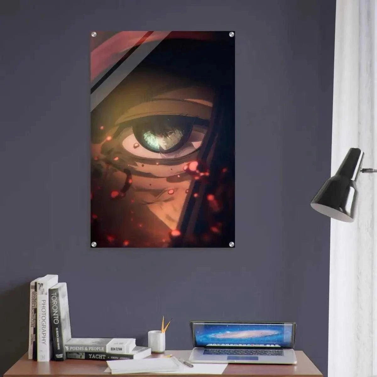Last View of Eren Jaeger - Attack on Titan - Anime Leinwandbild SimpleCanvas Canvas