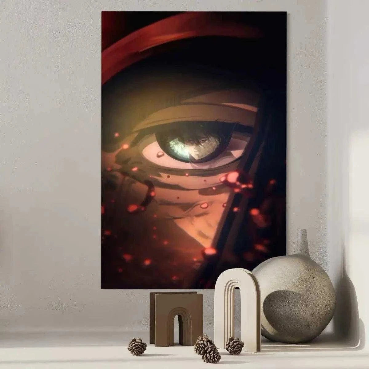 Last View of Eren Jaeger - Attack on Titan - Anime Leinwandbild SimpleCanvas Canvas