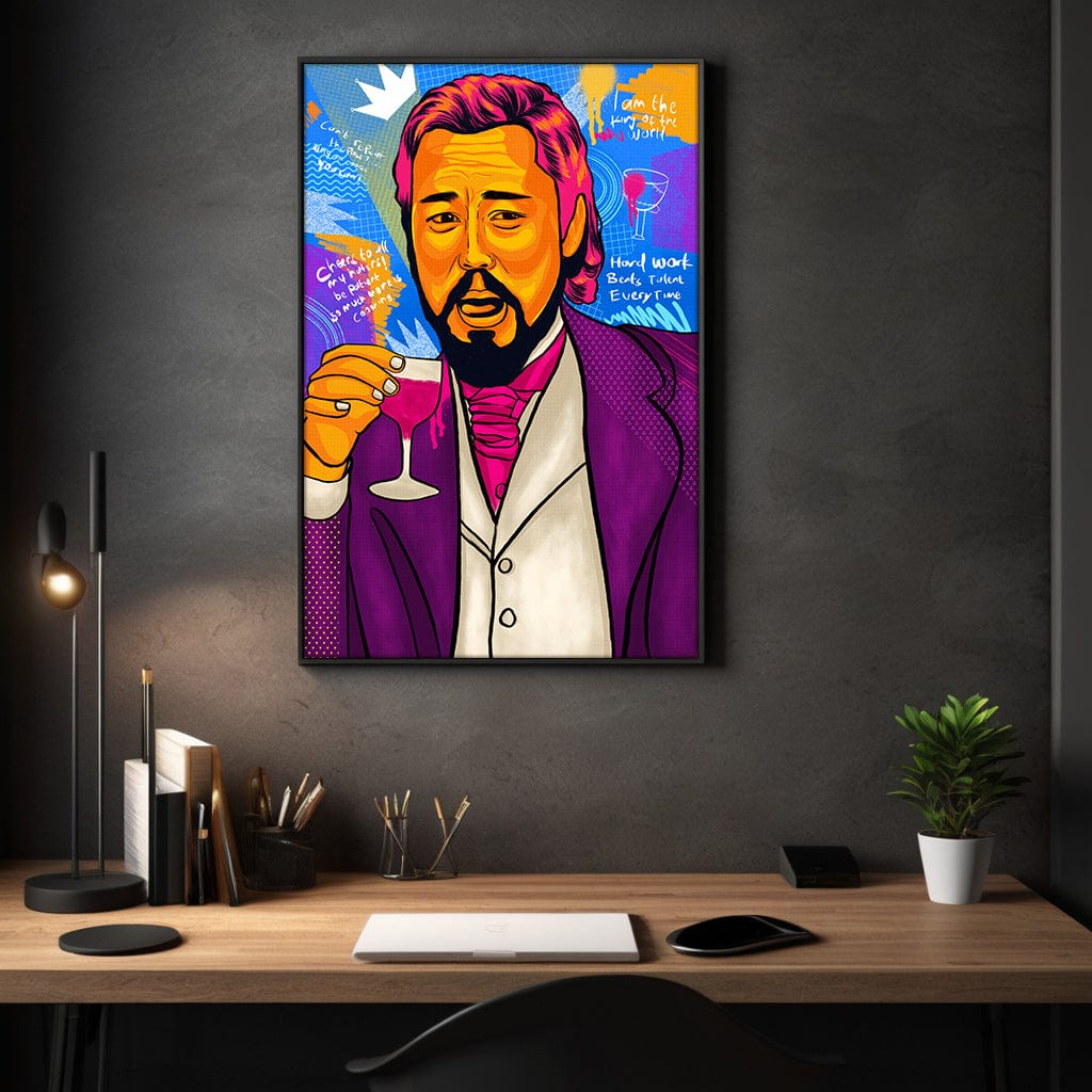 Leonardo DiCaprio - Leinwandbild Pop Art Mildwords Canvas