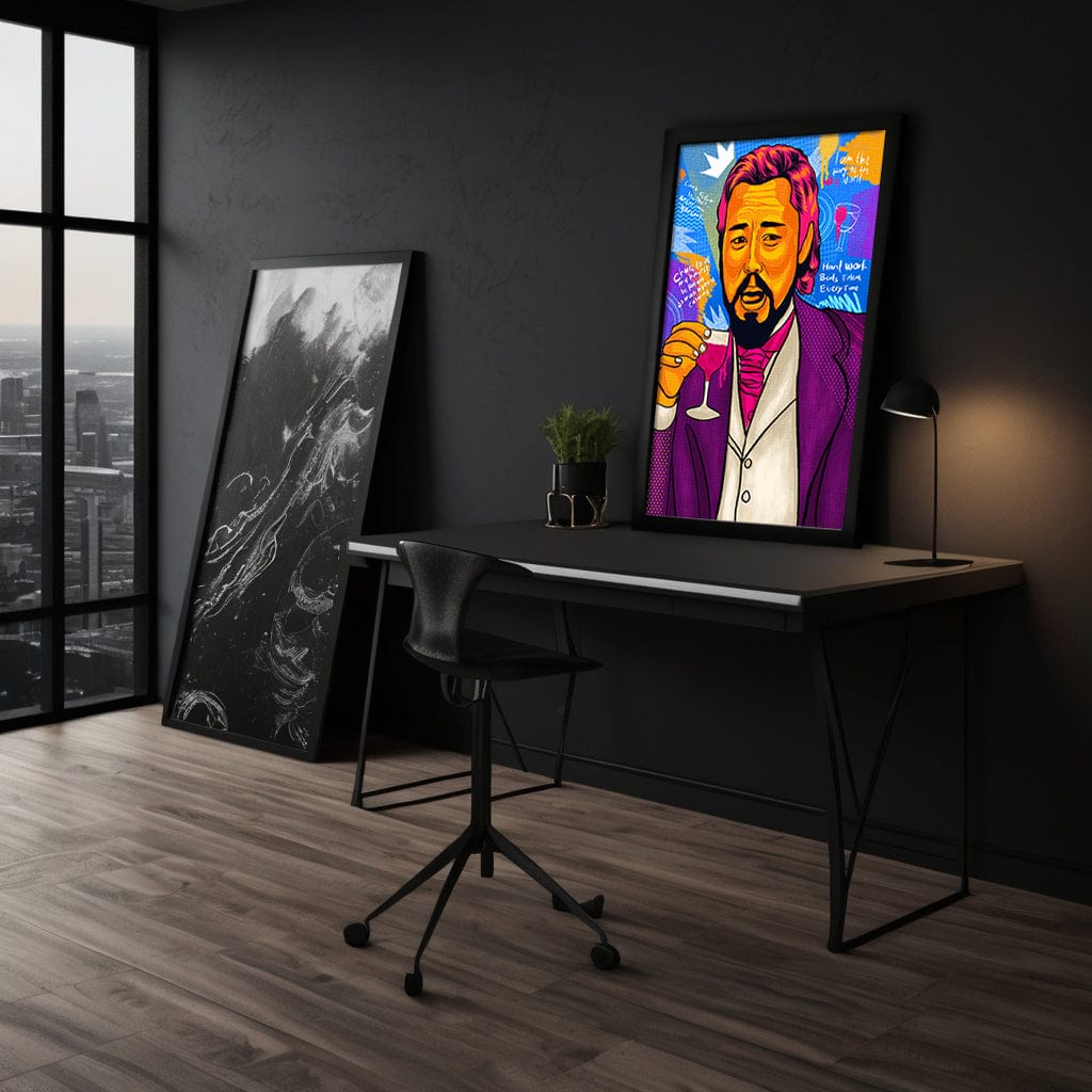 Leonardo DiCaprio - Leinwandbild Pop Art Mildwords Canvas