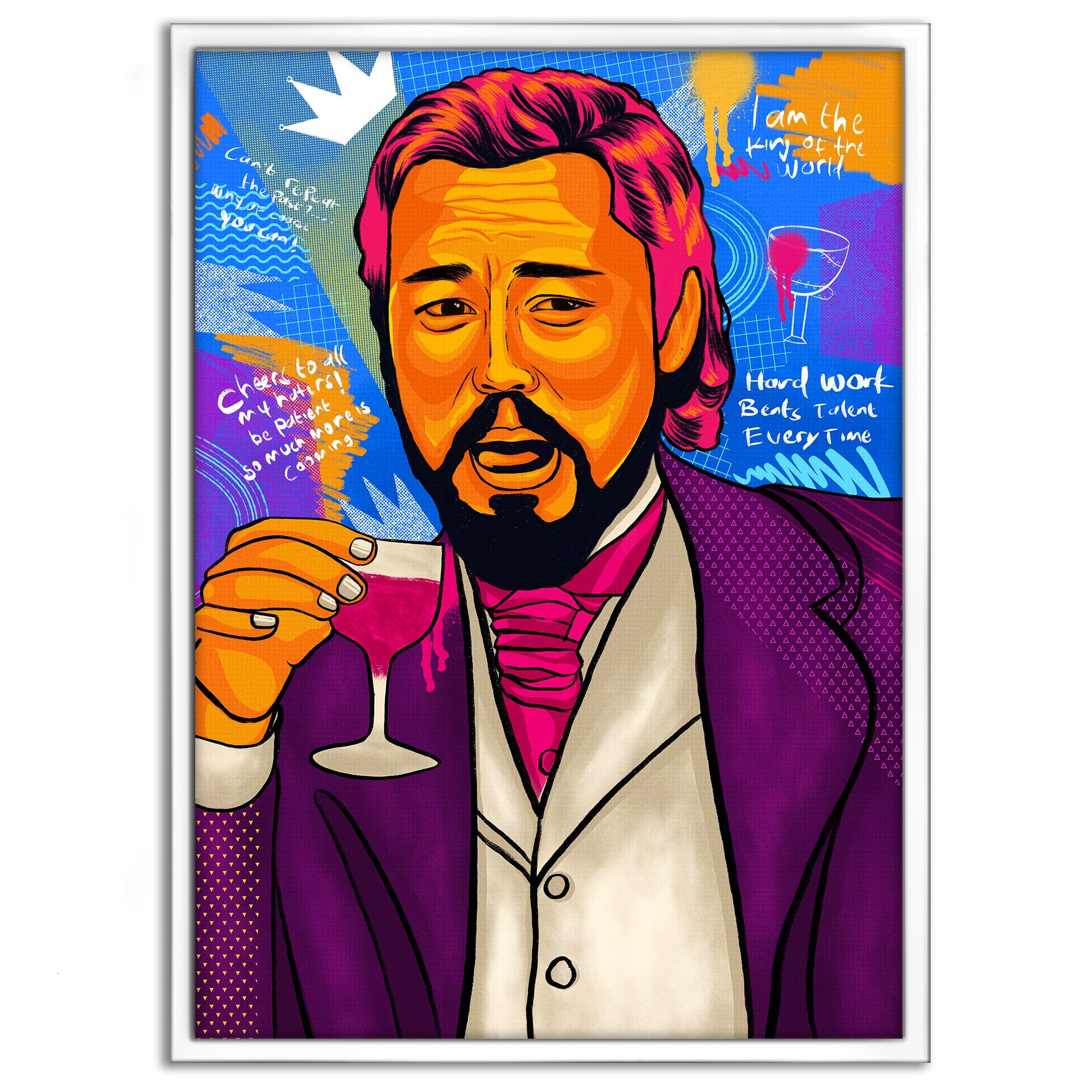 Leonardo DiCaprio - Leinwandbild Pop Art Mildwords Canvas