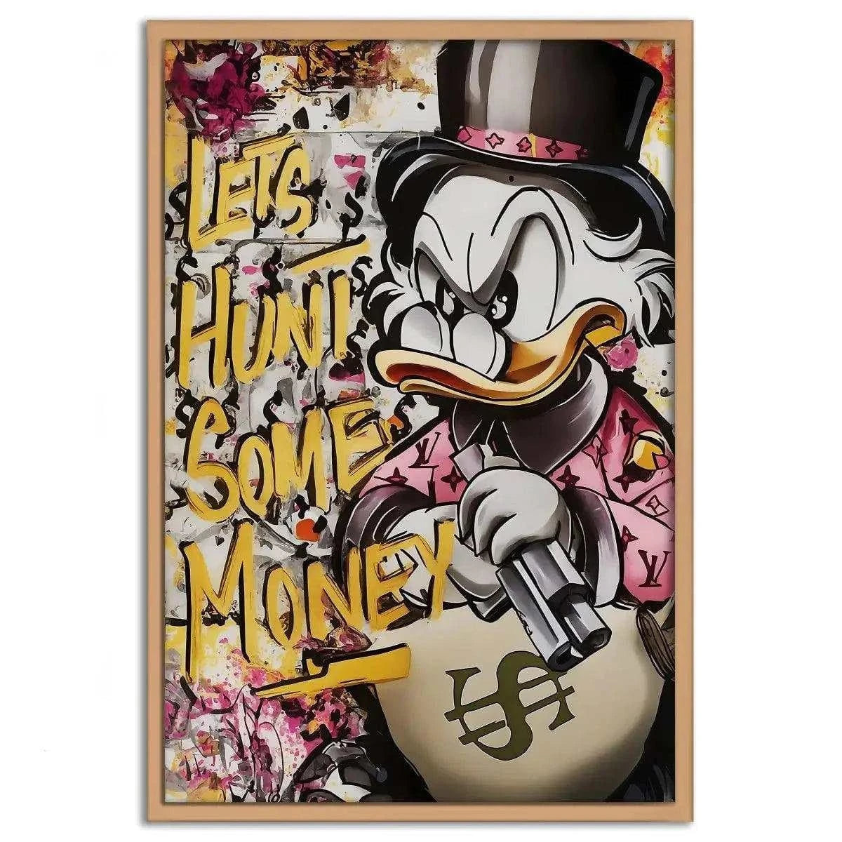 Let's Hunt Some Money - Leinwandbild Pop Art SimpleCanvas Canvas
