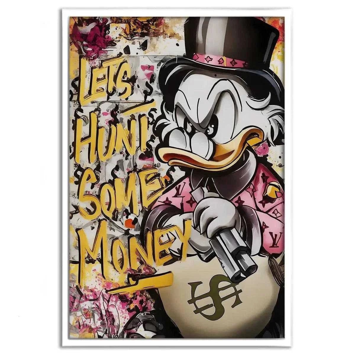 Let's Hunt Some Money - Leinwandbild Pop Art SimpleCanvas Canvas