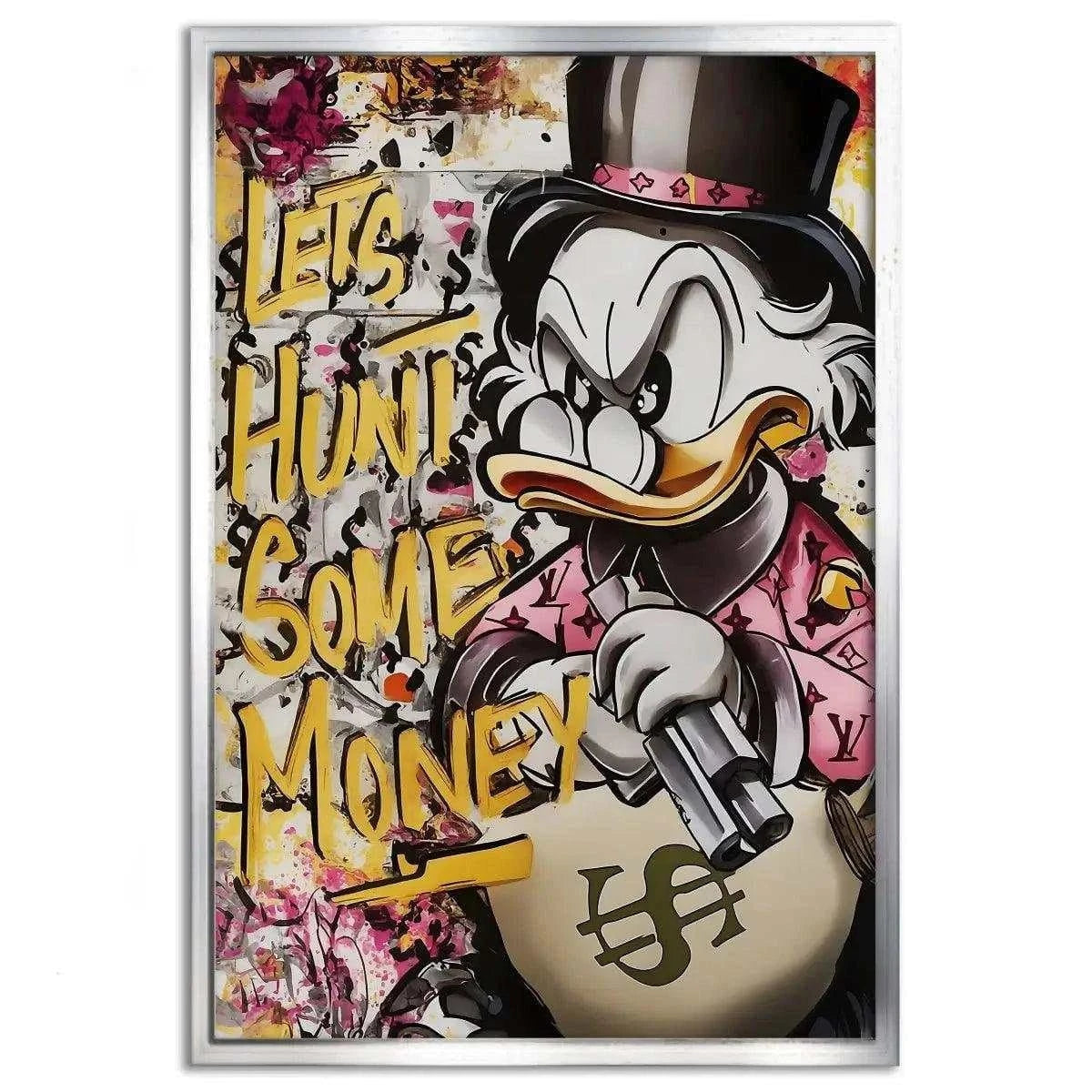 Let's Hunt Some Money - Leinwandbild Pop Art SimpleCanvas Canvas