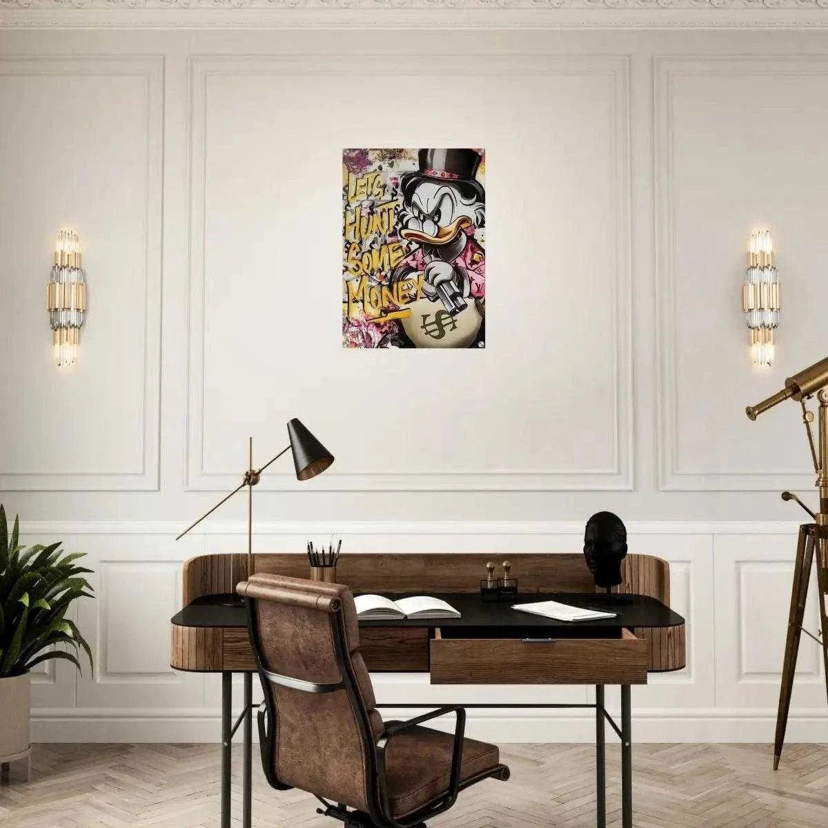 Let's Hunt Some Money - Leinwandbild Pop Art SimpleCanvas Canvas