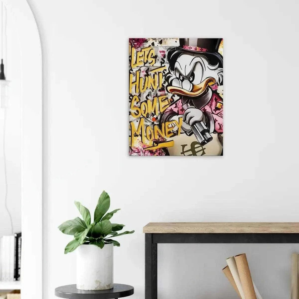 Let's Hunt Some Money - Leinwandbild Pop Art SimpleCanvas Canvas