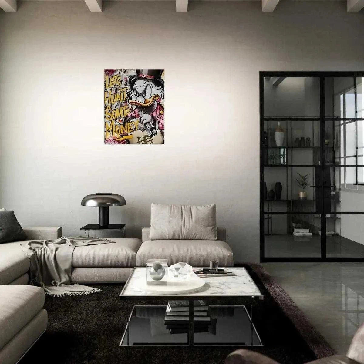 Let's Hunt Some Money - Leinwandbild Pop Art SimpleCanvas Canvas