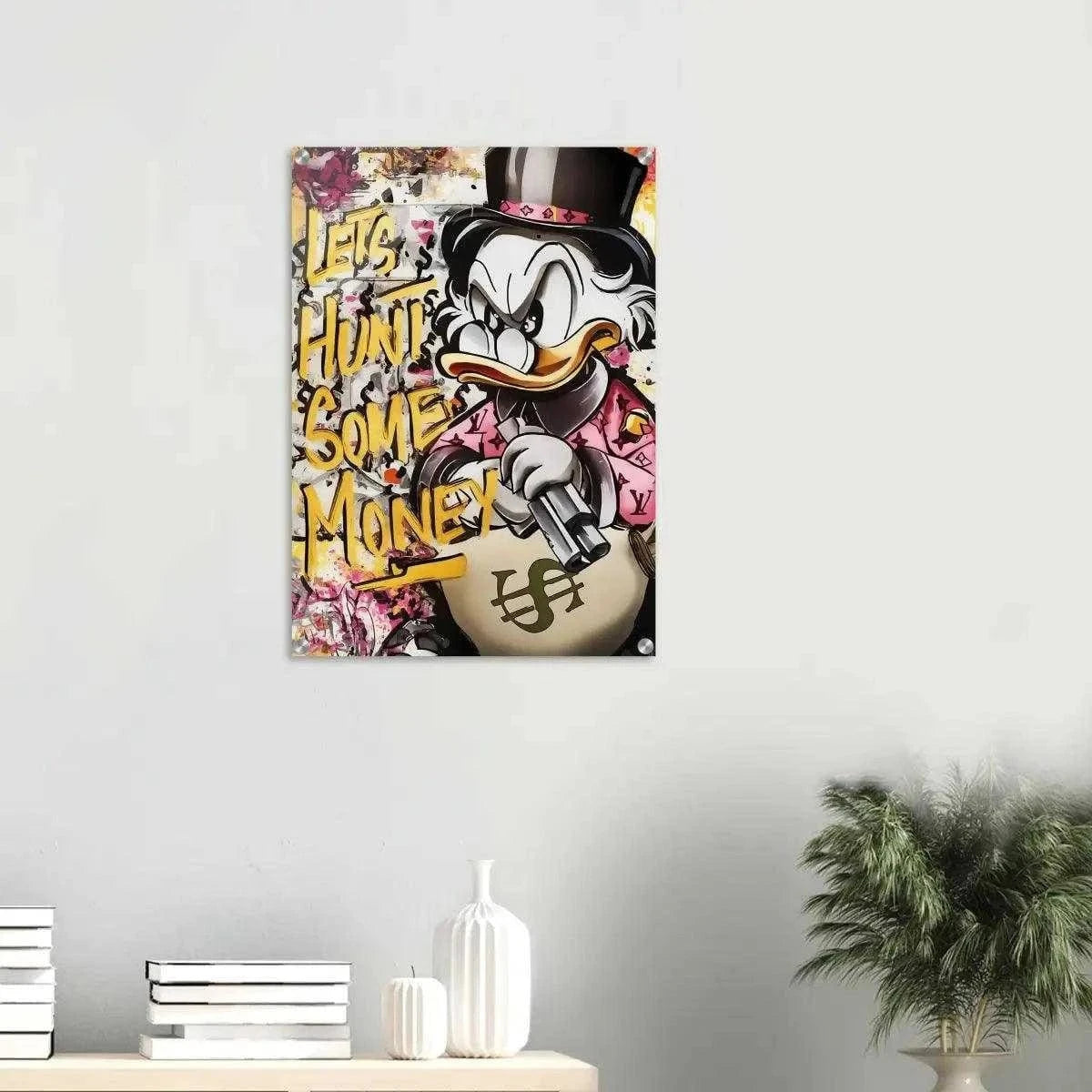 Let's Hunt Some Money - Leinwandbild Pop Art SimpleCanvas Canvas