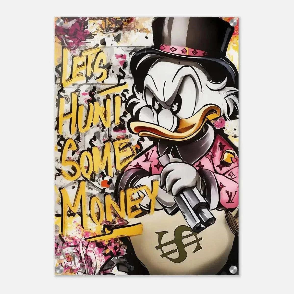 Let's Hunt Some Money - Leinwandbild Pop Art SimpleCanvas Canvas