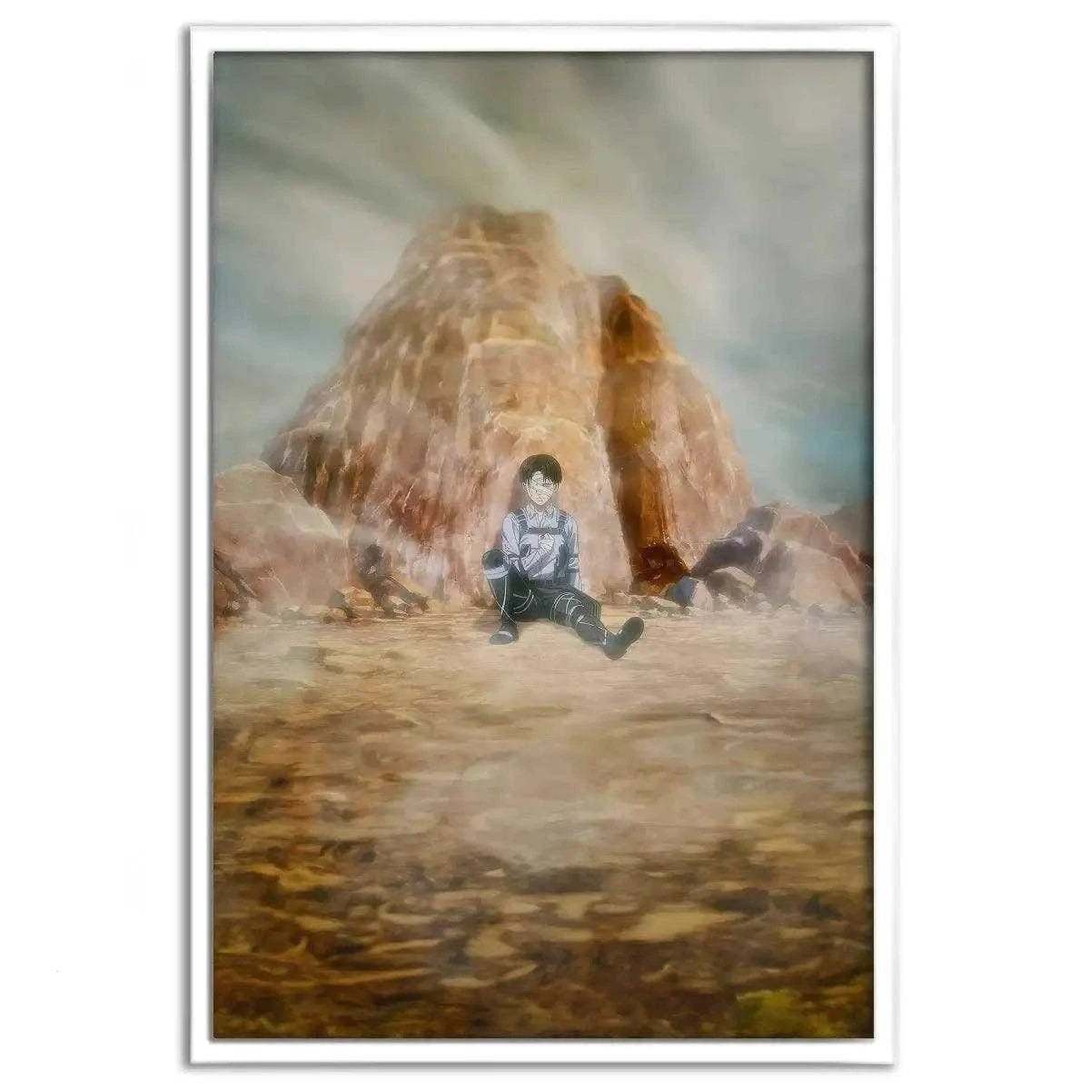 Levi meets his comrades - Anime Leinwandbild SimpleCanvas Canvas