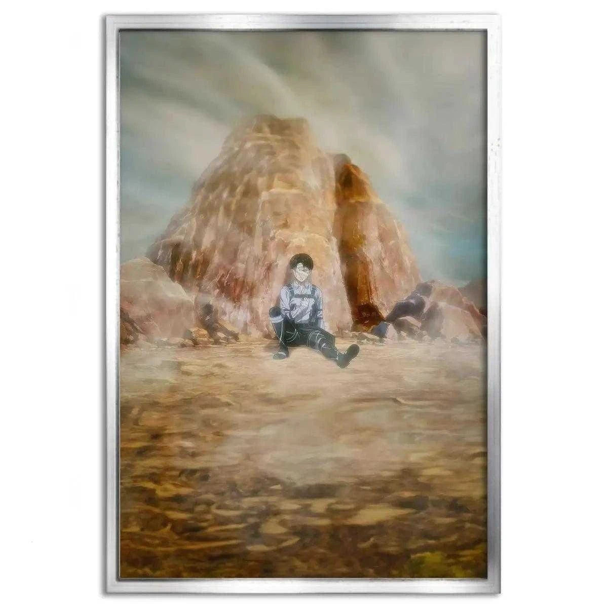 Levi meets his comrades - Anime Leinwandbild SimpleCanvas Canvas