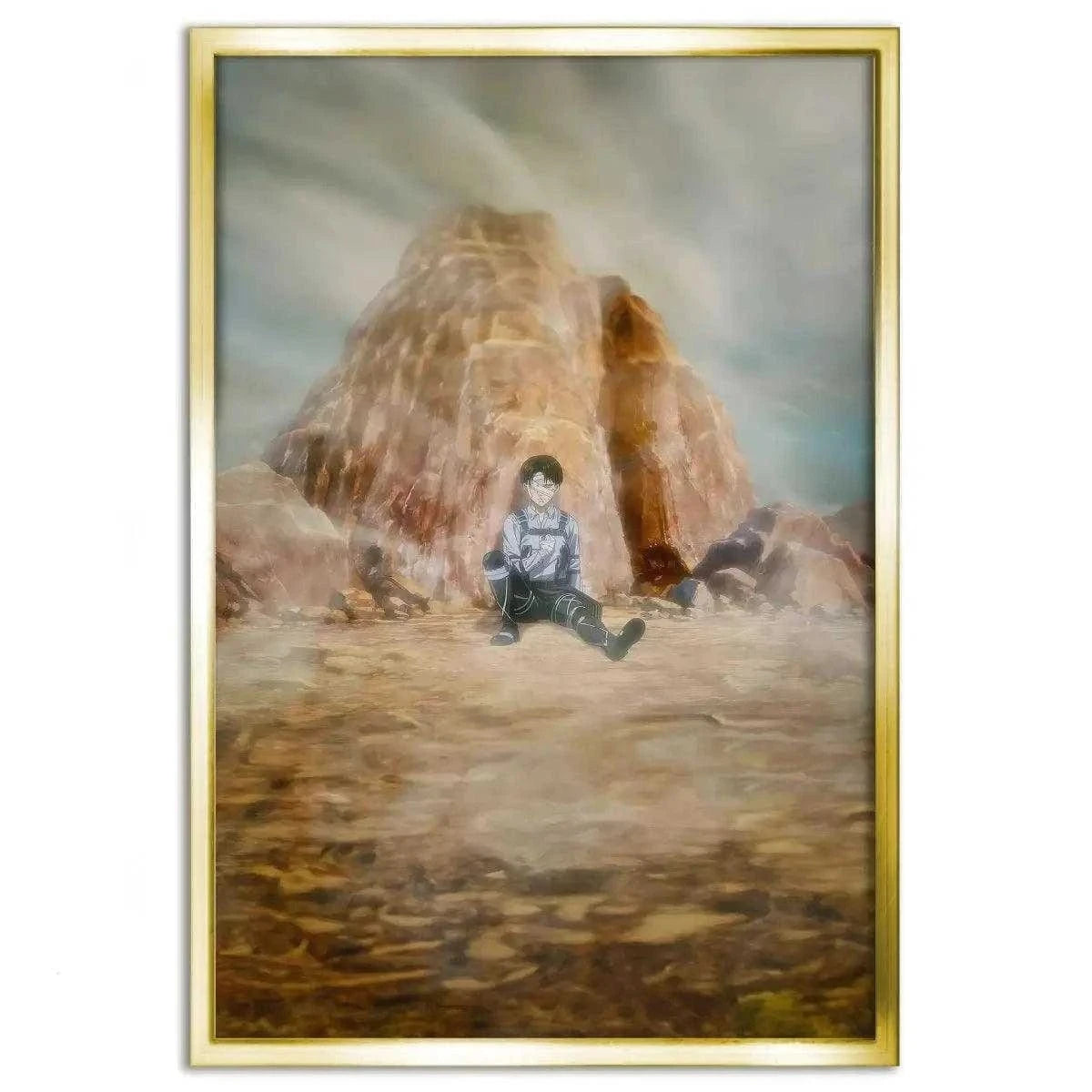 Levi meets his comrades - Anime Leinwandbild SimpleCanvas Canvas