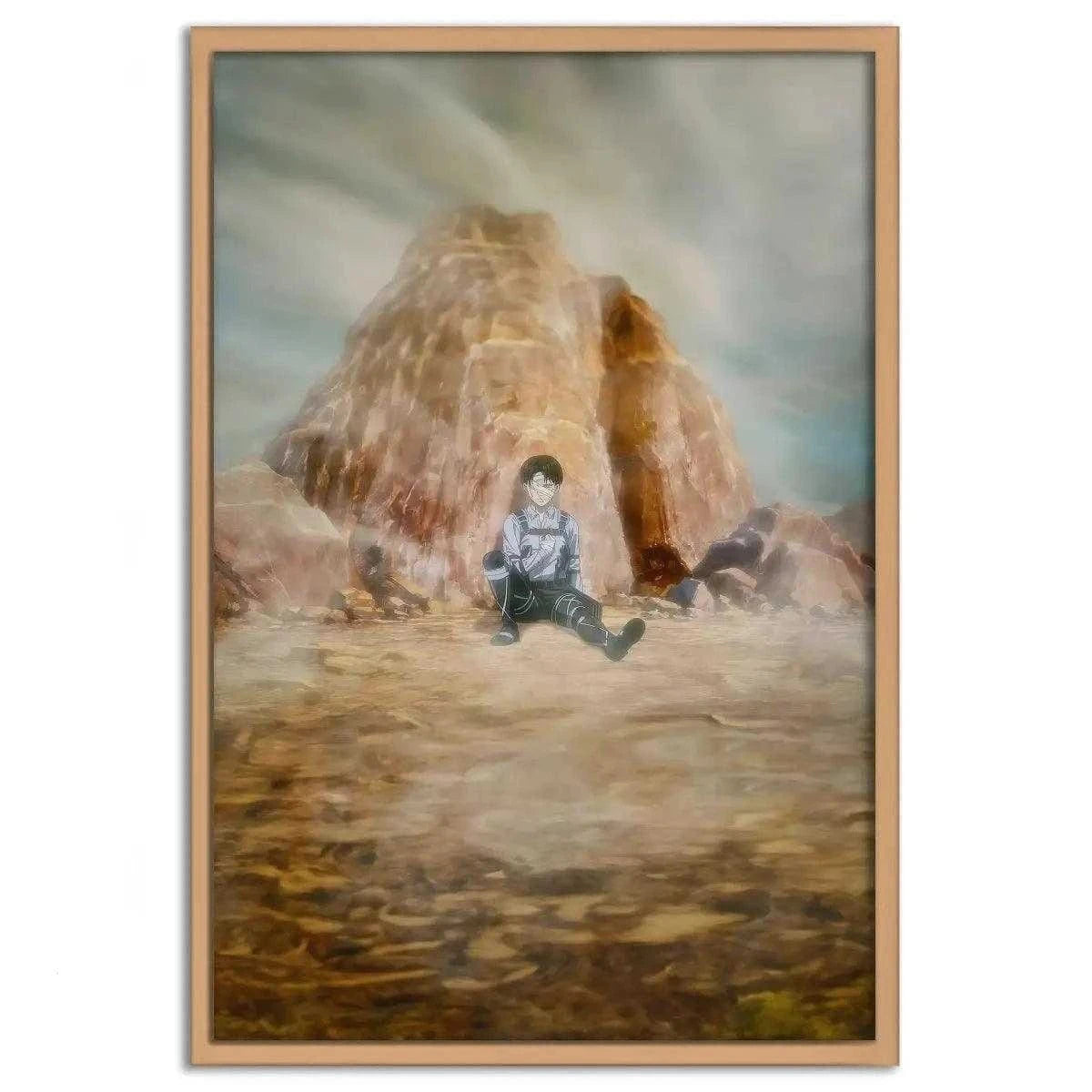 Levi meets his comrades - Anime Leinwandbild SimpleCanvas Canvas