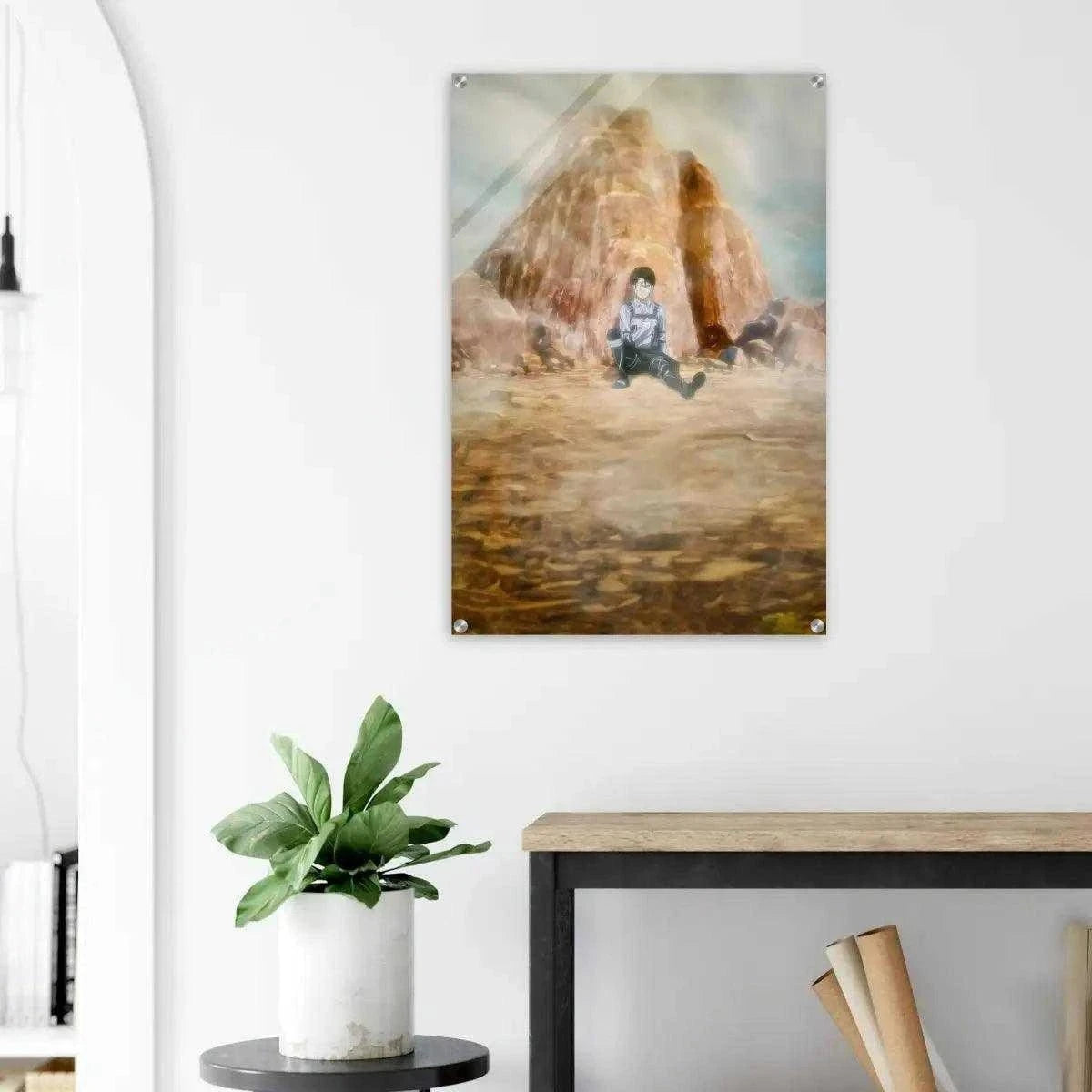 Levi meets his comrades - Anime Leinwandbild SimpleCanvas Canvas