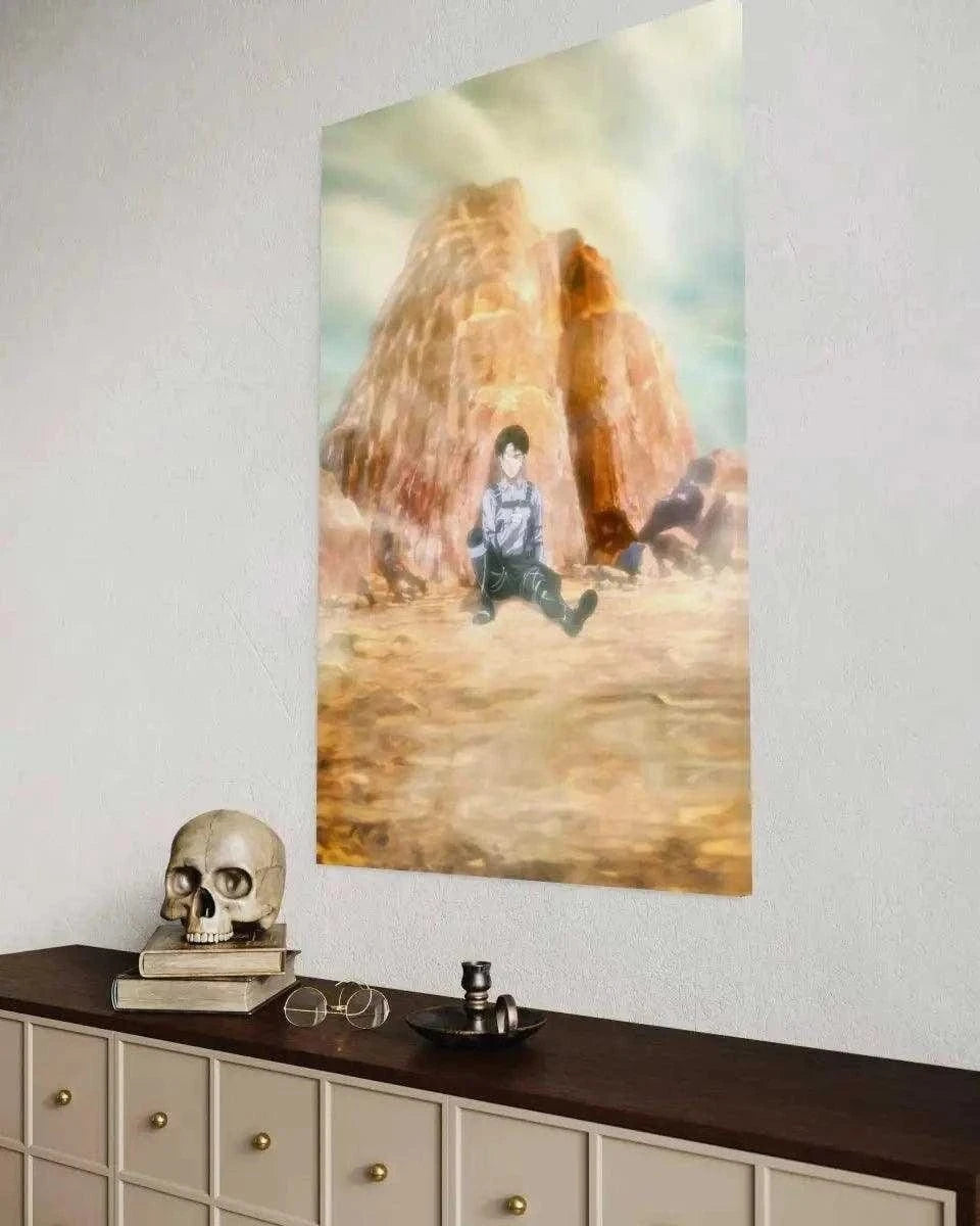 Levi meets his comrades - Anime Leinwandbild SimpleCanvas Canvas