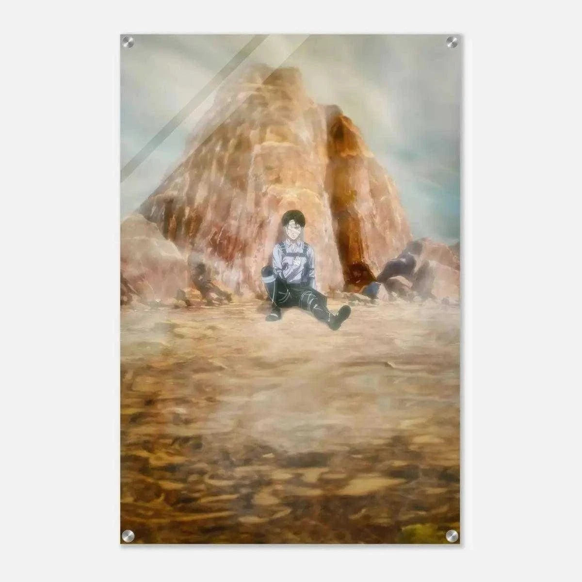 Levi meets his comrades - Anime Leinwandbild SimpleCanvas Canvas