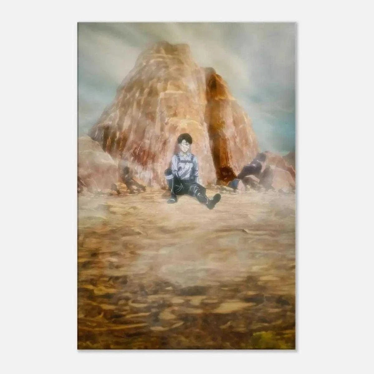 Levi meets his comrades - Anime Leinwandbild SimpleCanvas Canvas