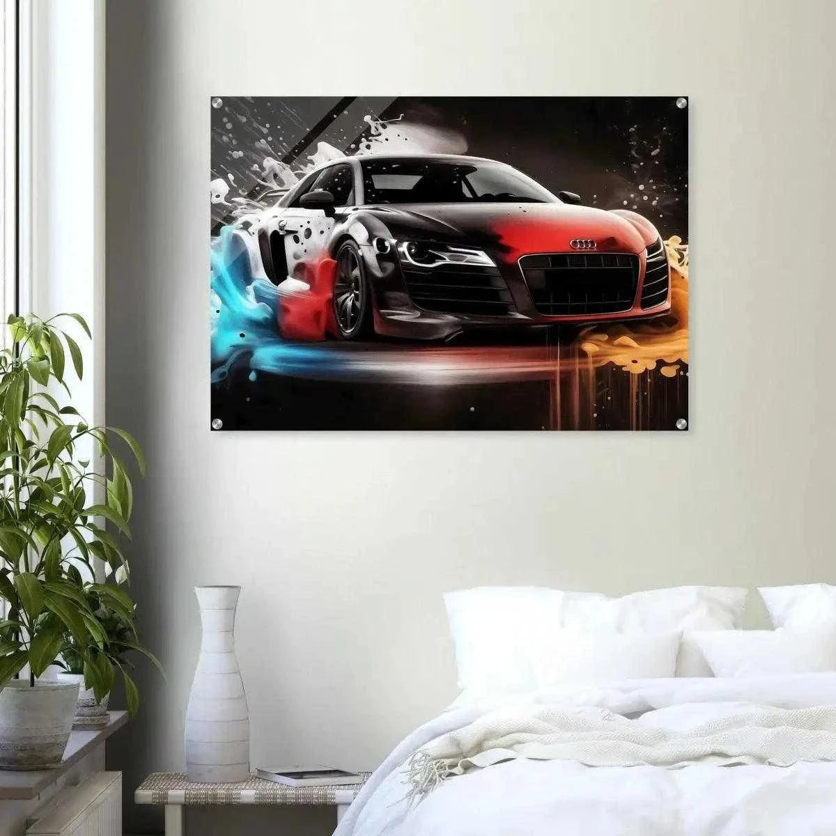 Liquid Audi - Auto Leinwandbild SimpleCanvas Canvas