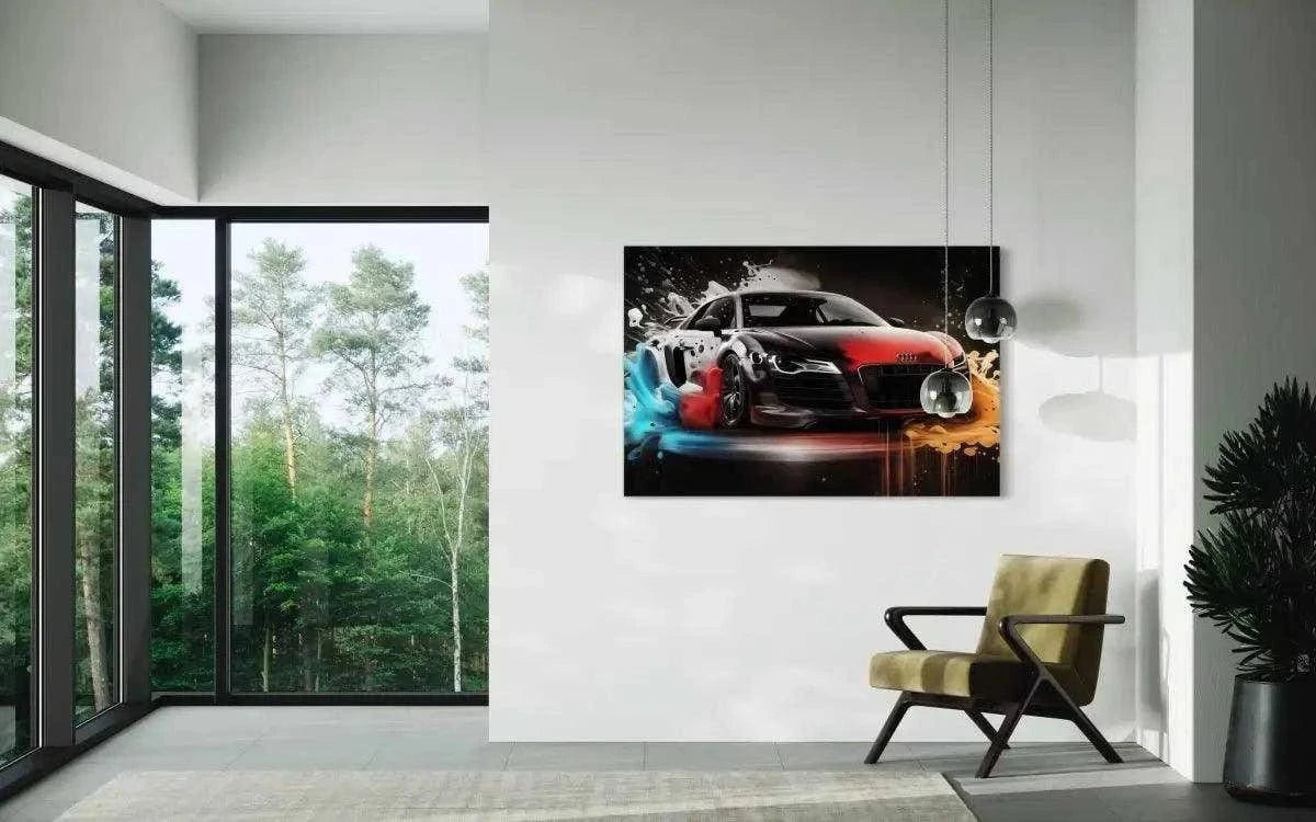 Liquid Audi - Auto Leinwandbild SimpleCanvas Canvas