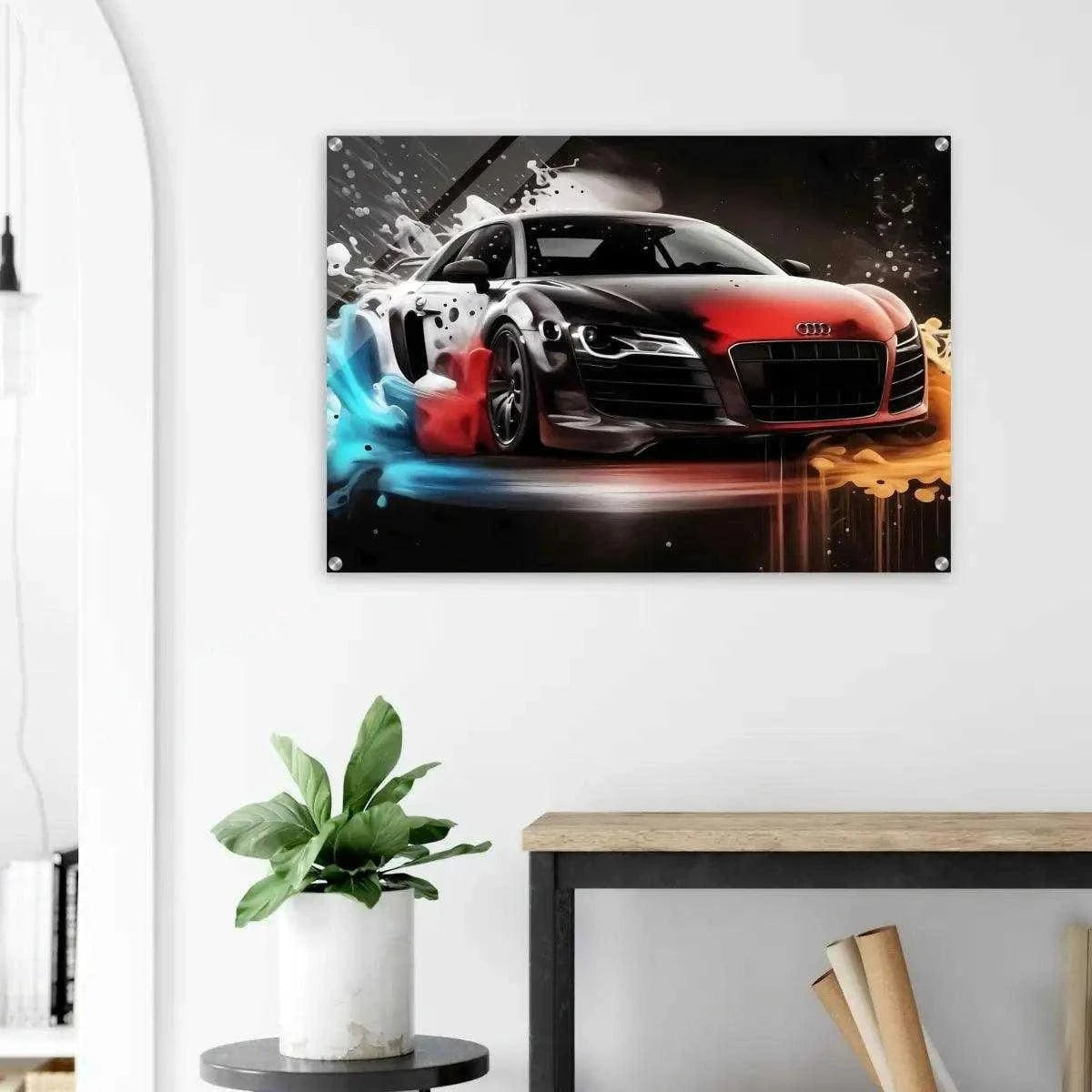 Liquid Audi - Auto Leinwandbild SimpleCanvas Canvas