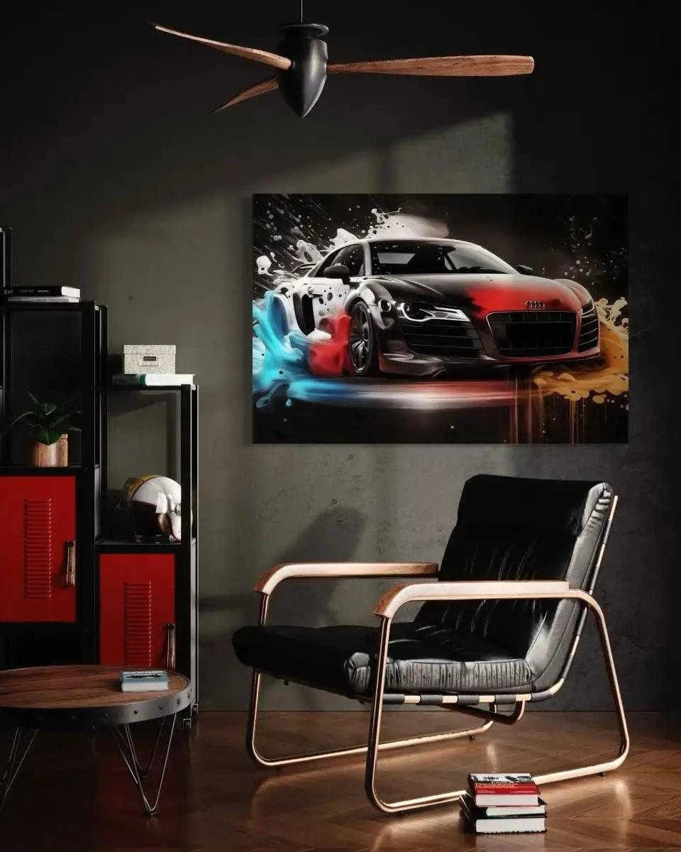 Liquid Audi - Auto Leinwandbild SimpleCanvas Canvas