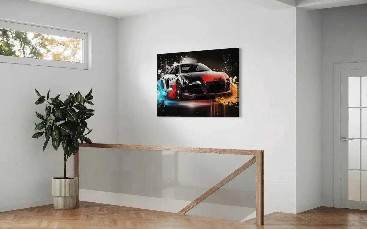 Liquid Audi - Auto Leinwandbild SimpleCanvas Canvas
