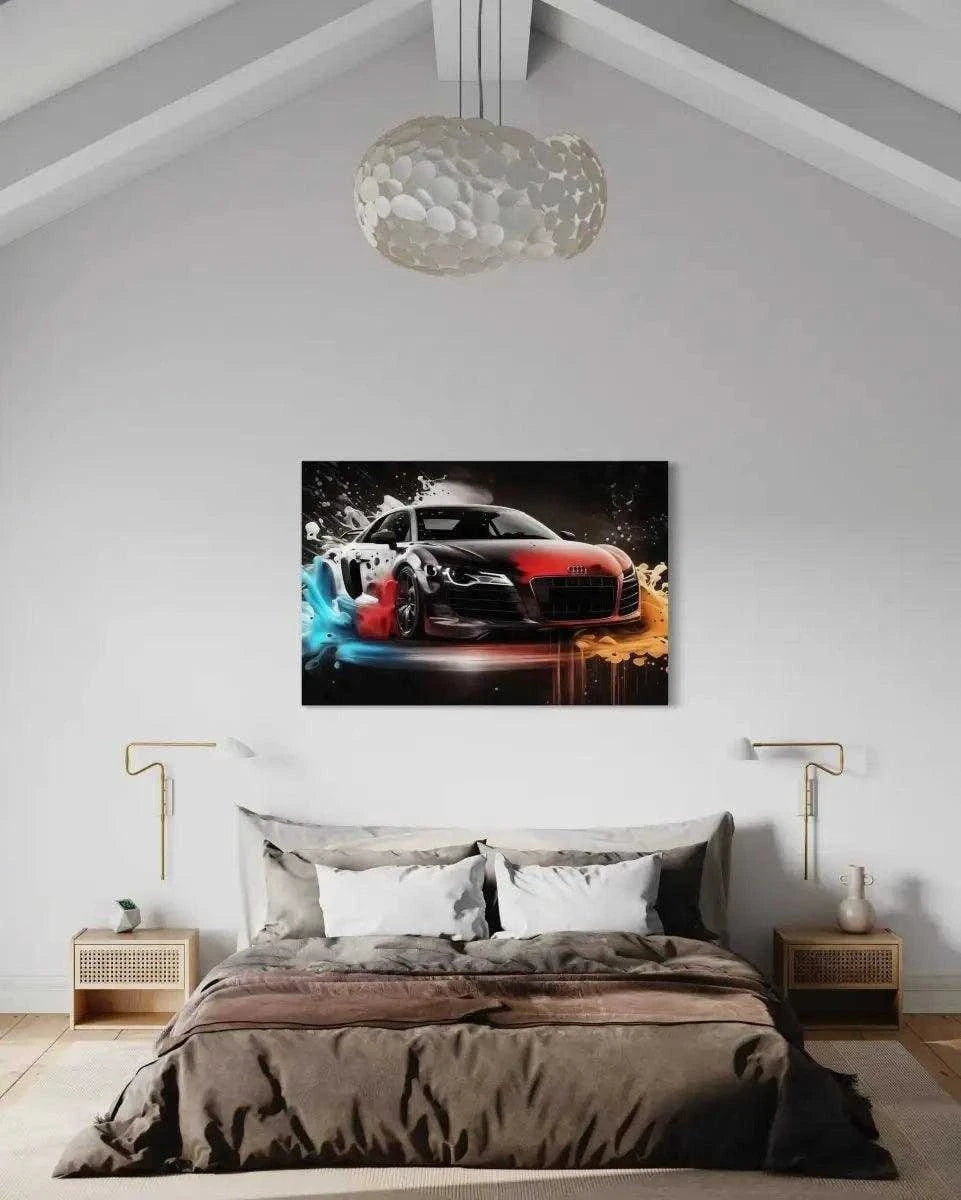 Liquid Audi - Auto Leinwandbild SimpleCanvas Canvas