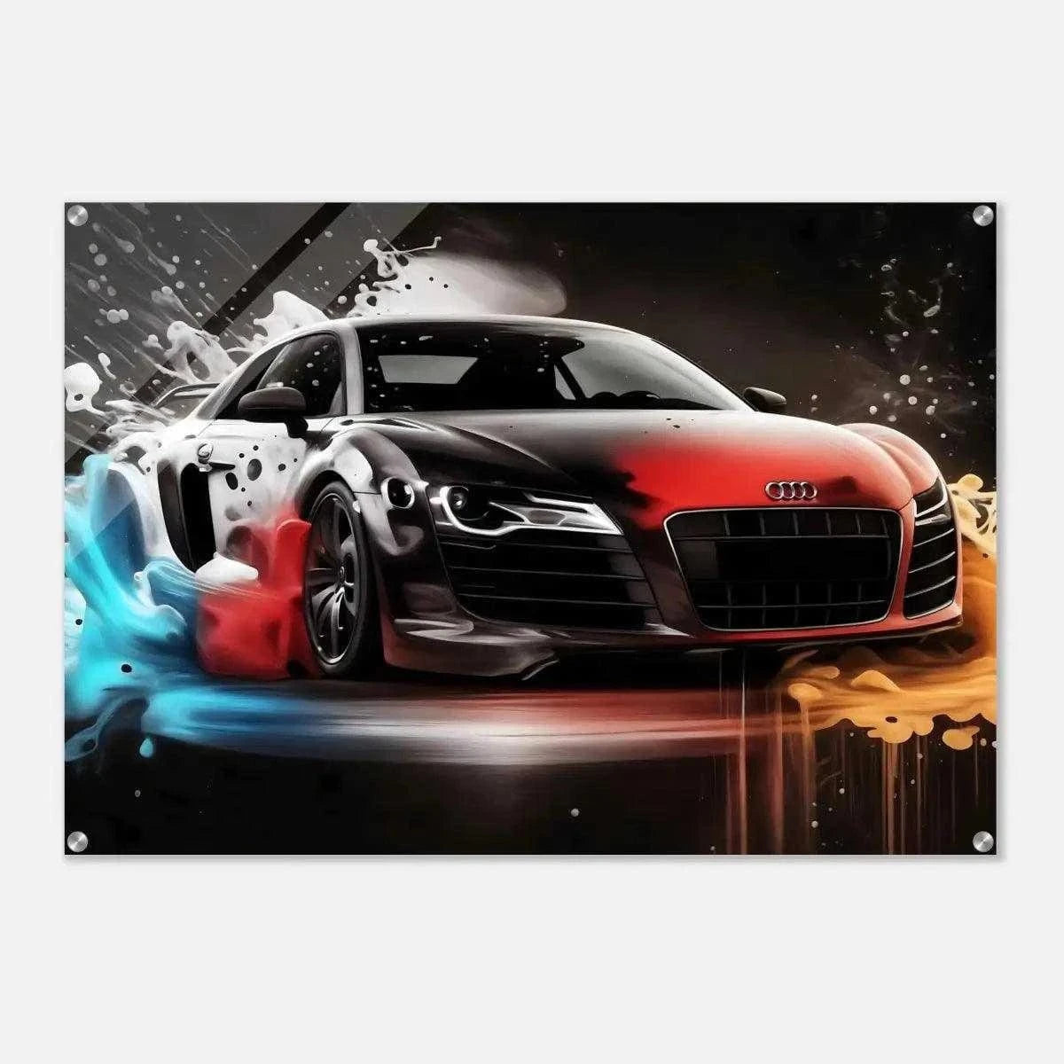 Liquid Audi - Auto Leinwandbild SimpleCanvas Canvas