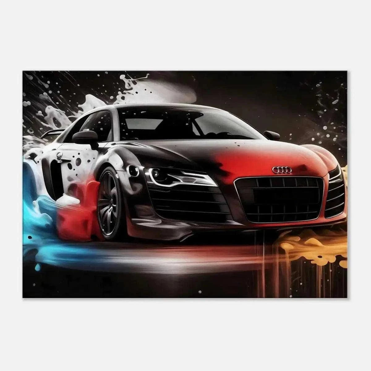 Liquid Audi - Auto Leinwandbild SimpleCanvas Canvas